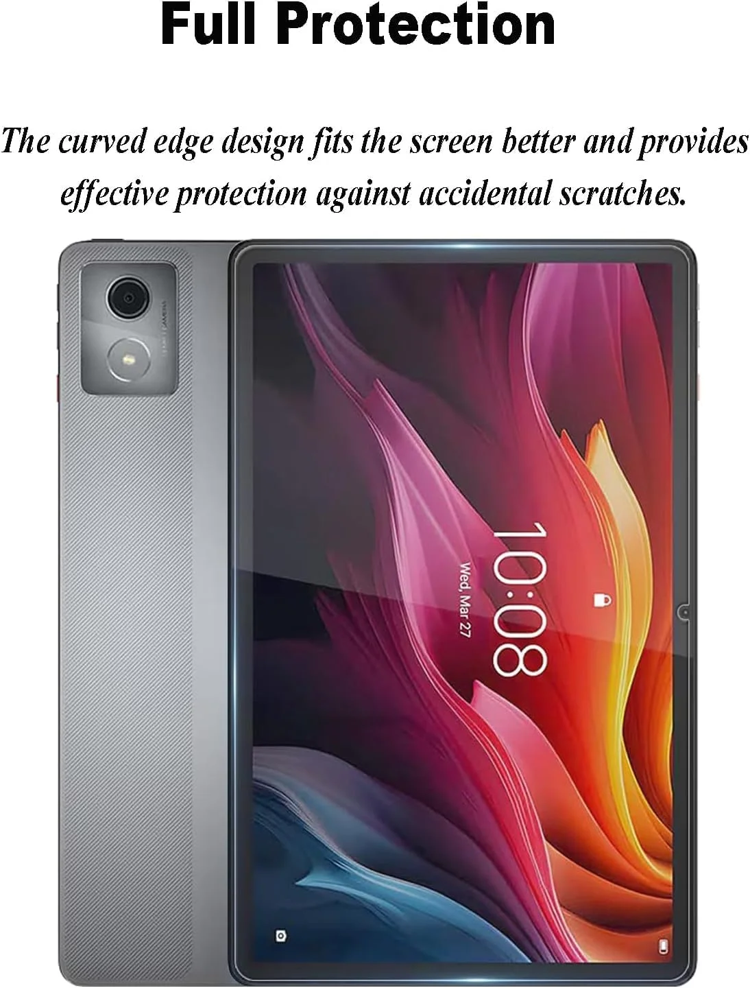 محافظ صفحه نمایش شیشه ای حرارت دیده برای تبلت لنوو تب K11 پلاس [بدون حباب] [سختی 9H] [مقاوم در برابر خراش] فیلم محافظ شیشه ای حرارت دیده برای لنوو تب K11 پلاس شفاف (2 عدد)