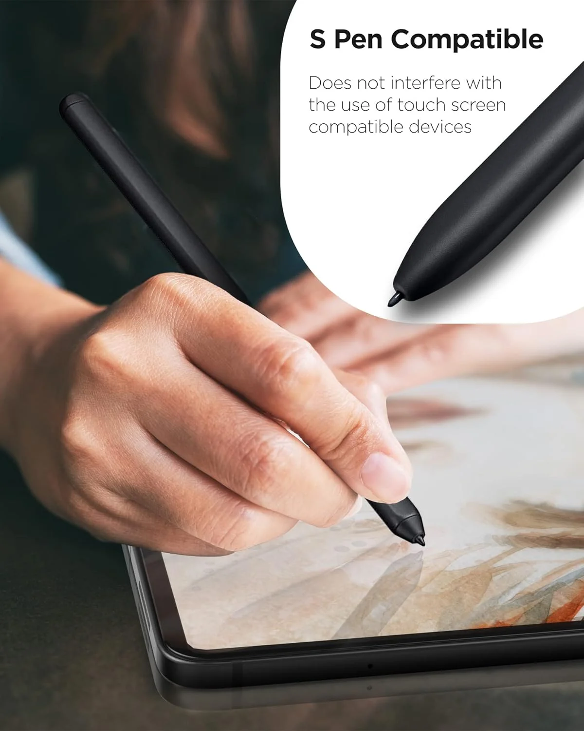 محافظ صفحه نمایش شیشه ای حرارت دیده MagGlass طراحی شده برای Galaxy Tab S8 ULTRA مدل UHD (فقط مدل Samsung TAB S8-ULTRA)