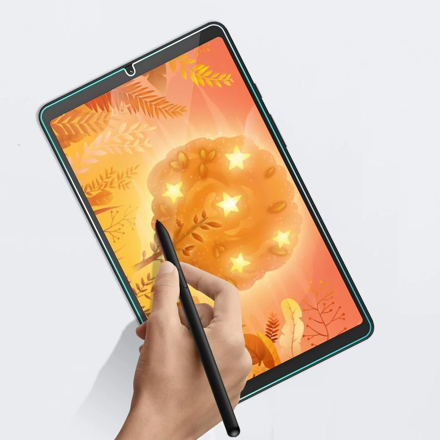 محافظ صفحه نمایش WEOFUN بسته 2 عددی برای تبلت سامسونگ گلکسی تب A9، 8.7 اینچ 2023، شیشه حرارت دیده، ضد خش، HD شفاف، بدون حباب