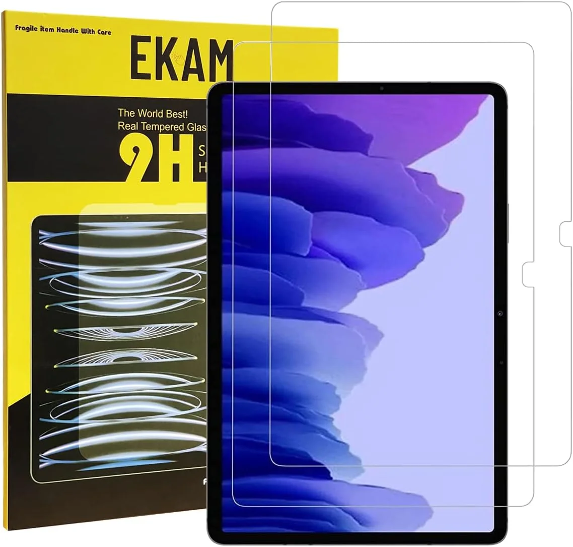 محافظ صفحه نمایش [بسته 2 عددی] موبایل استاف لیمیتد برای تبلت سامسونگ گلکسی تب A7 10.4 اینچ 2020، مدل -T500/T505/T507، فیلم شیشه ای حرارت دیده برای گلکسی تب A7 2020