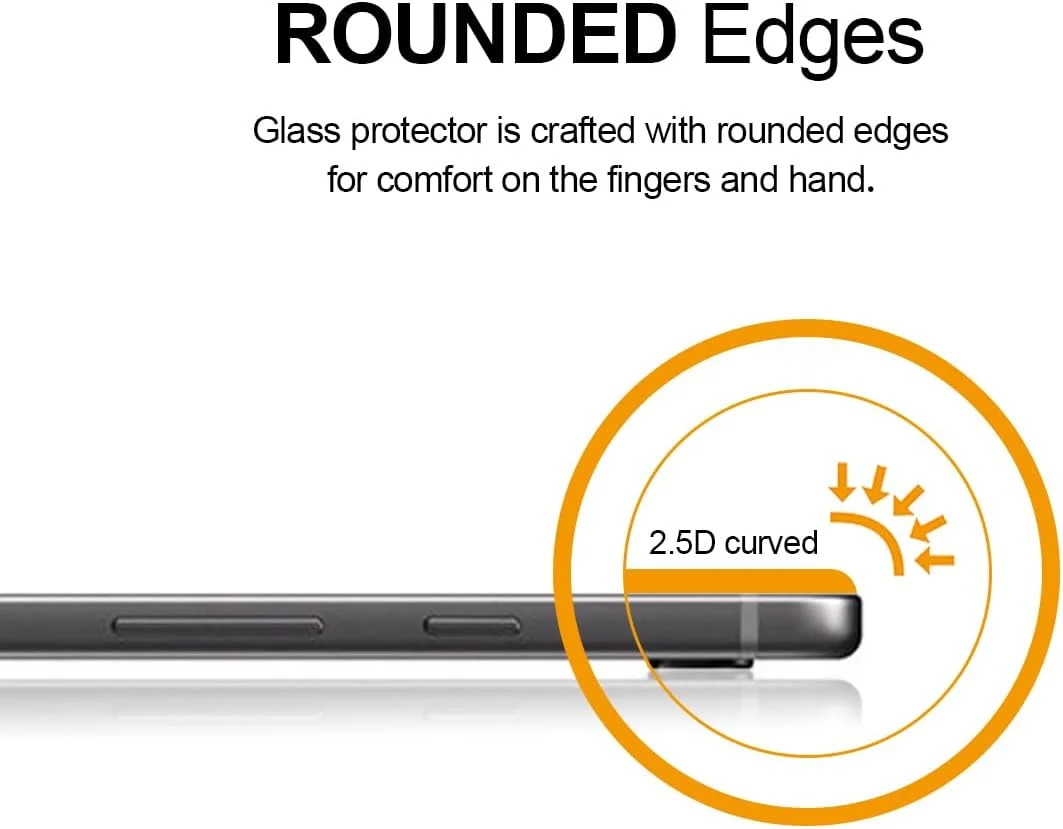 محافظ صفحه نمایش شیشه ای حرارت دیده Supershieldz برای تبلت سامسونگ گلکسی تب S6 (10.5 اینچ)، ضد خش و بدون حباب