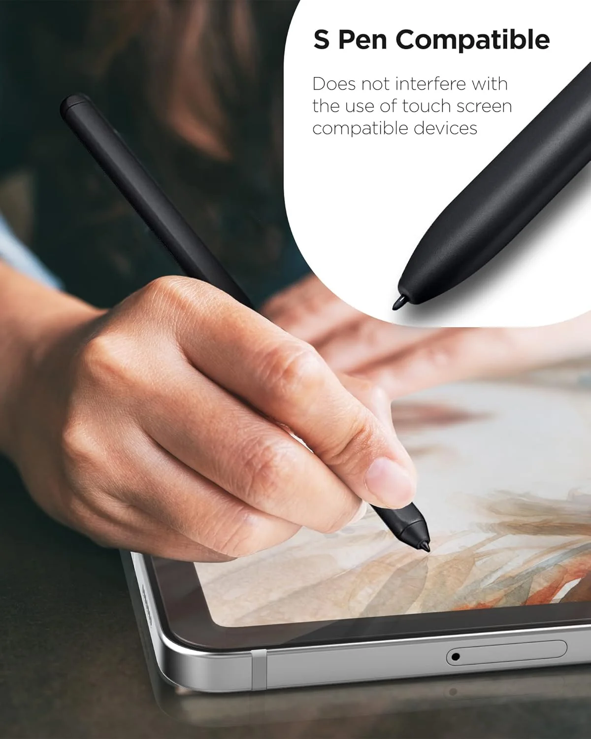 محافظ صفحه نمایش شیشه ای حرارت دیده MagGlass UHD طراحی شده برای تبلت سامسونگ گلکسی تب S8 پلاس