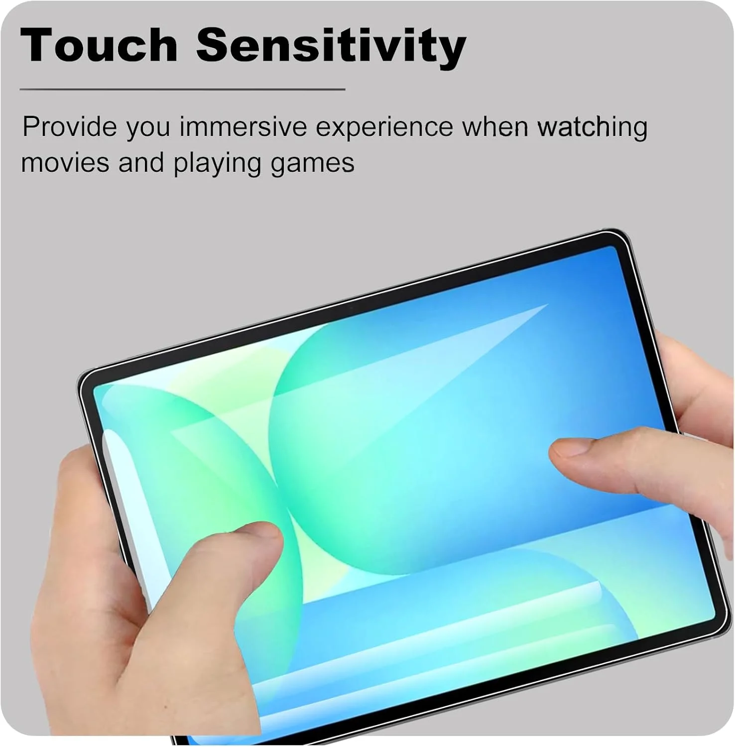 محافظ صفحه نمایش KZIOACSH برای تبلت سامسونگ گلکسی تب S10 FE+/S10 FE Plus 13.1 اینچ، بسته 2 عددی محافظ صفحه نمایش PET ضد خش با وضوح HD، محافظ صفحه نمایش فوق العاده نازک و بدون حباب، غیر شیشه ای