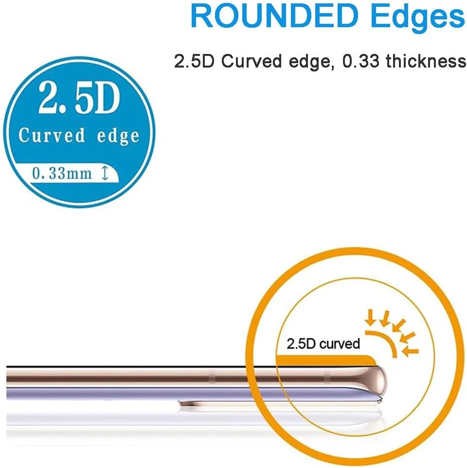 محافظ صفحه نمایش شیشه ای حرارت دیده Shunwige [بسته 2 عددی] برای Samsung TAB A2 T590/595 2018، فیلم حرارت دیده با وضوح بالا، سختی 9H، مقاوم در برابر خراش، حساس به لمس، محافظت در برابر سقوط