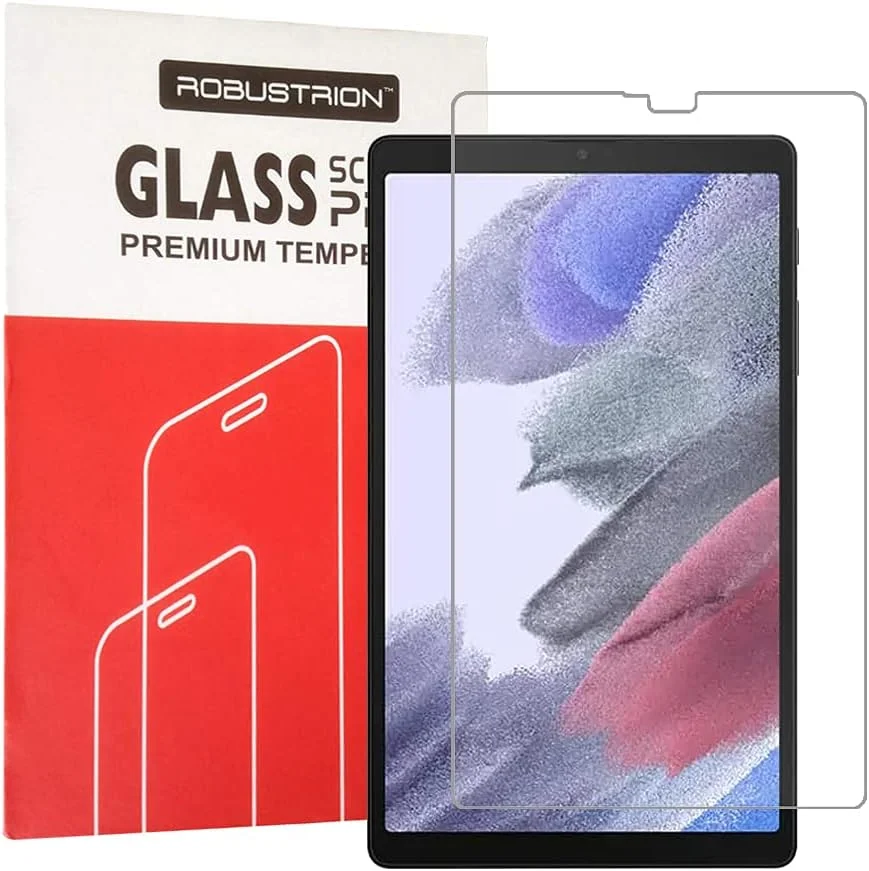 محافظ صفحه نمایش شیشه ای حرارت دیده مقاوم در برابر خش و لک اثر انگشت Robustrion مناسب برای تبلت سامسونگ Tab A7 Lite 8.7 اینچ SM-T220/T225 (تک عددی)