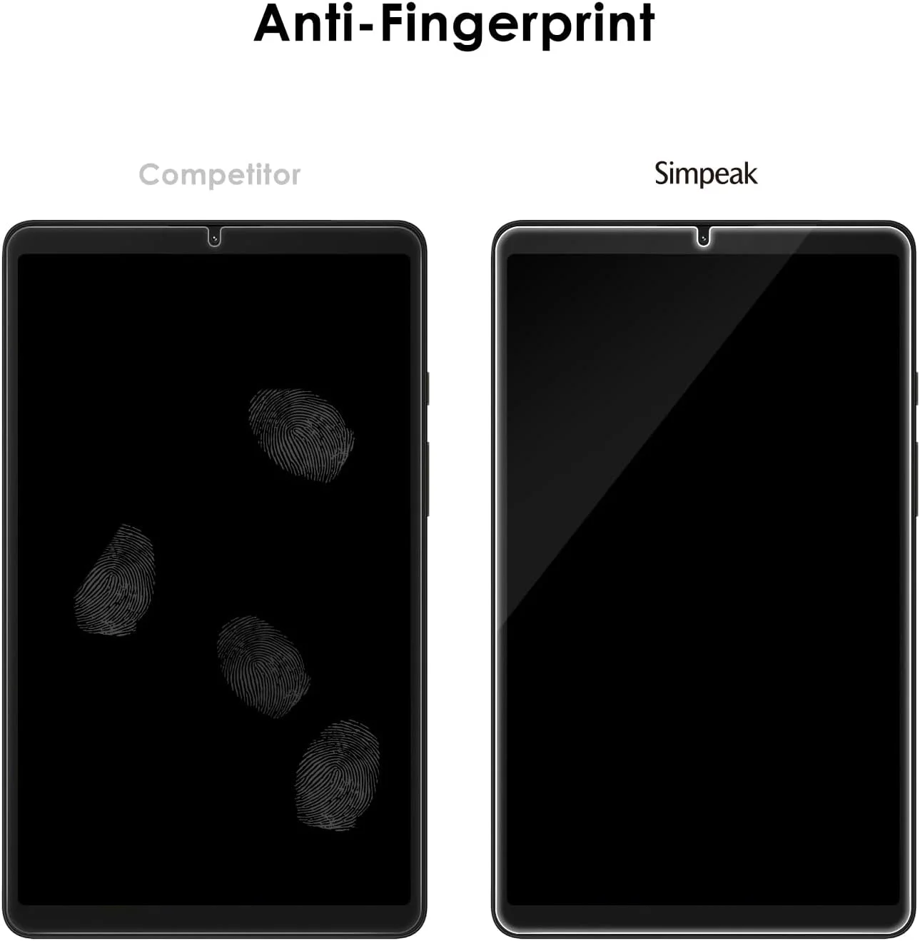 محافظ صفحه نمایش سیمپک (2 عددی) سازگار با تبلت سامسونگ گلکسی تب A9 8.7 اینچ 2023، فیلم شیشه ای حرارت دیده جایگزین برای سامسونگ تب A9 نسخه 2023 8.7 اینچی [سختی 9H] [ضد اثر انگشت]