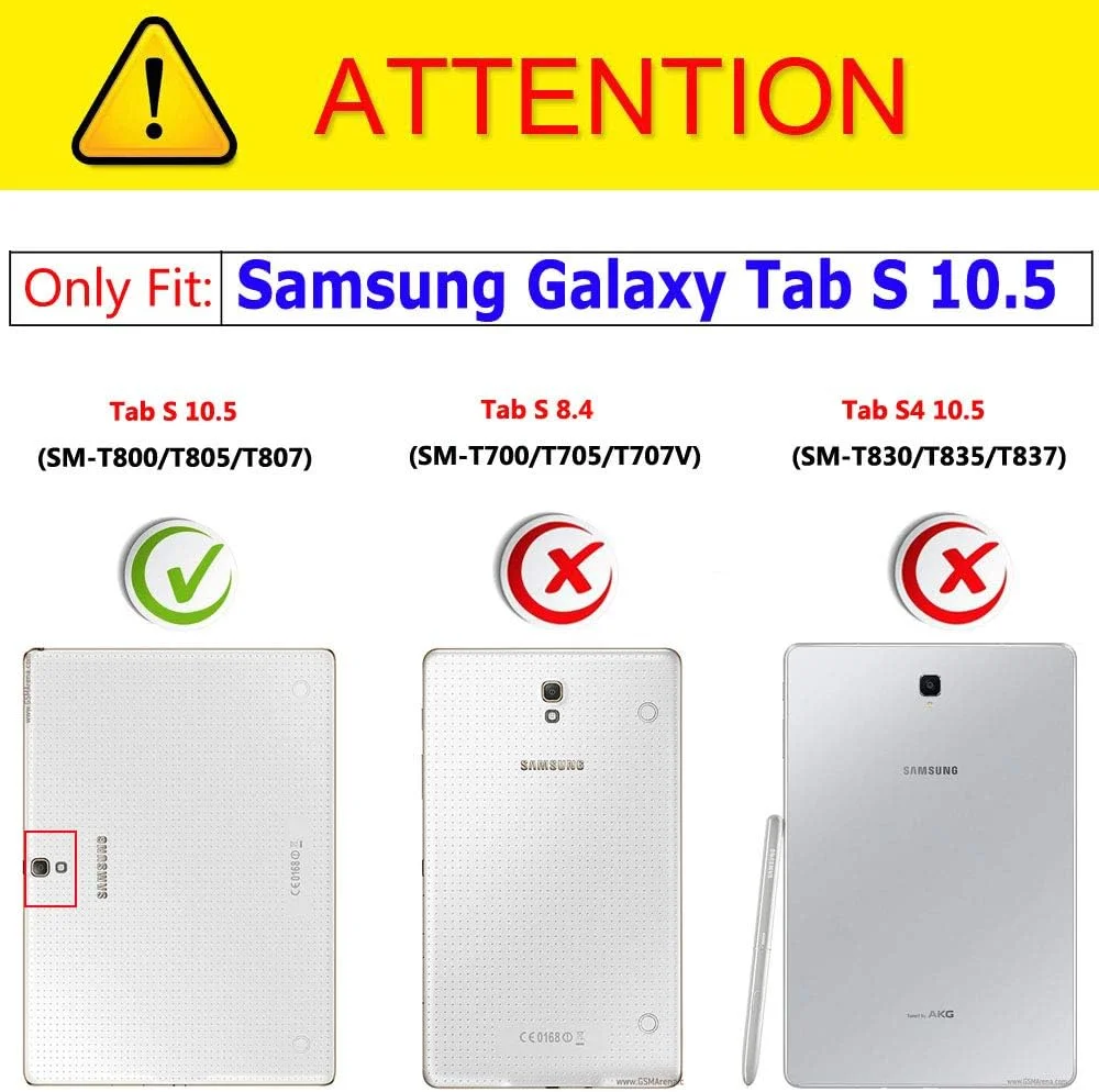 [2 عدد] محافظ صفحه نمایش شیشه ای حرارت دیده برای تبلت 10.5 اینچی سامسونگ گلکسی تب S 10.5 [T800/T805]