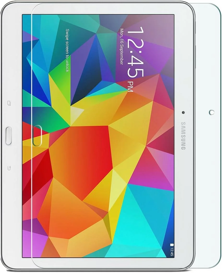 [2 عدد] محافظ صفحه نمایش برای تبلت سامسونگ گلکسی تب 4 10.1 [T530/T531]، محافظ صفحه نمایش شیشه ای حرارت دیده ضد خش برای تبلت 10.1 اینچی سامسونگ گلکسی تب 4 10.1 [T530/T531]