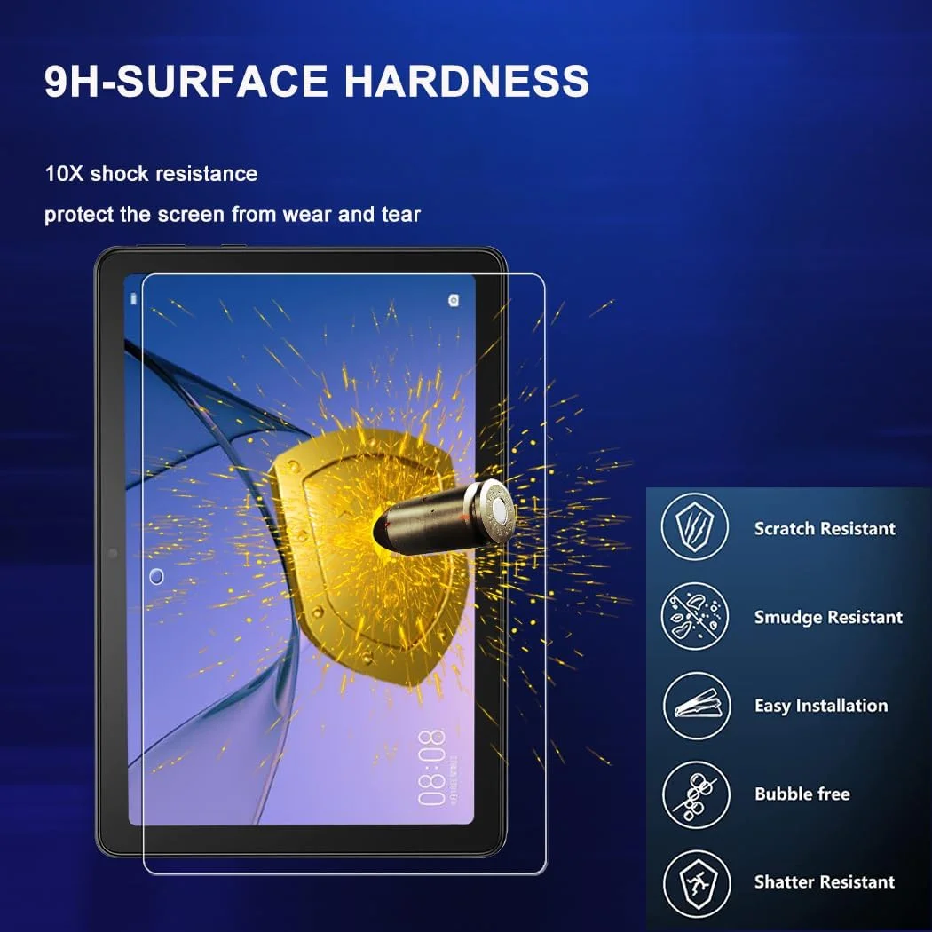 محافظ صفحه نمایش شیشه ای YINOVEEN سازگار با تبلت سامسونگ گلکسی تب A 8.0 اینچ (2 عدد) مناسب برای مدل های T290 و T295