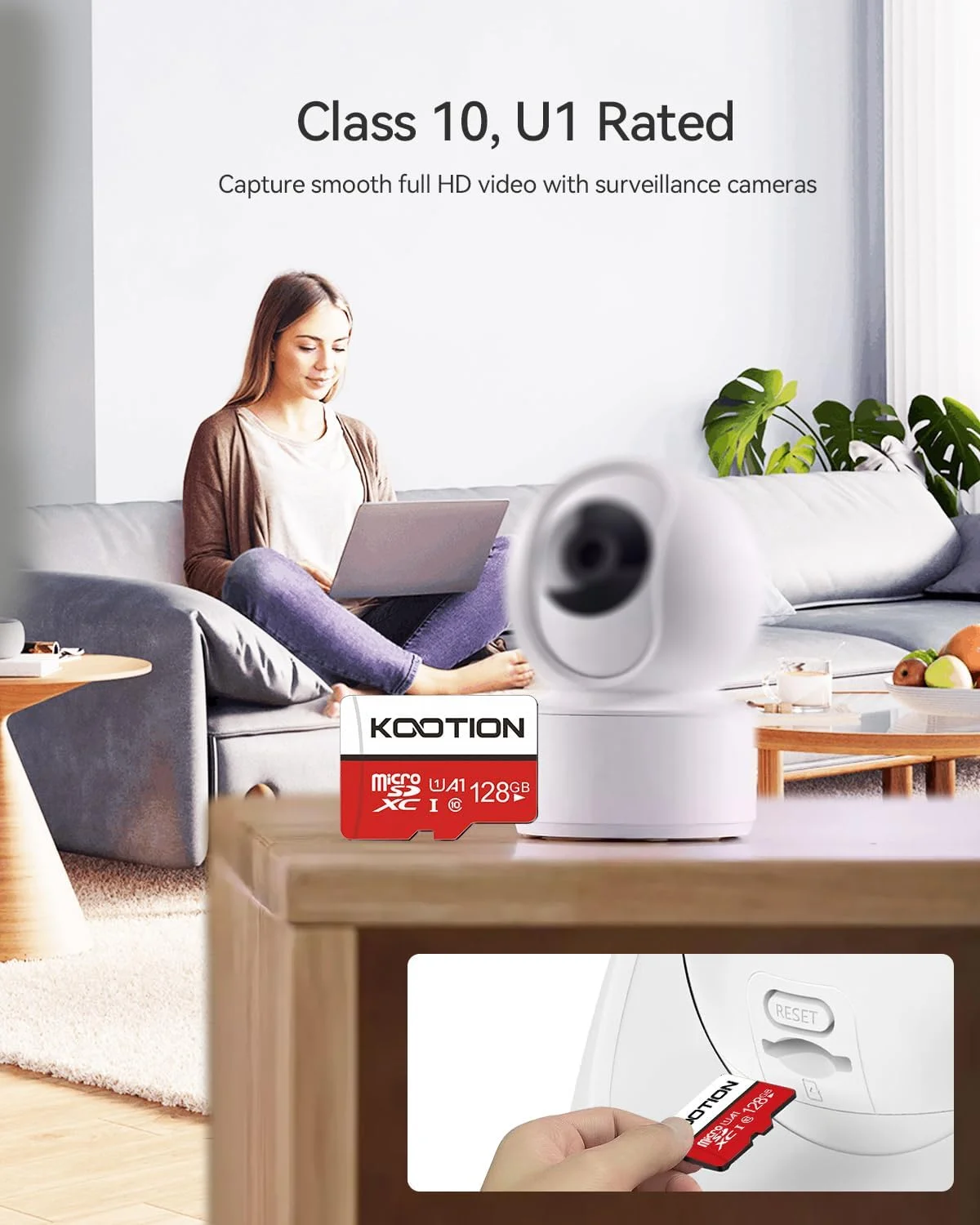 کارت حافظه میکرو اس دی 128 گیگابایتی KOOTION بسته 2 عددی، کارت حافظه فلش microSDXC UHS-I، کلاس 10، U1، فول اچ دی، کارت TF کلاس 10 به همراه آداپتور کارت حافظه میکرو اس دی 128 گیگابایتی KOOTION بسته 2 عددی، کارت حافظه فلش microSDXC UHS-I، کلاس 10، U1، فول اچ دی، کارت TF کلاس 10 به همراه آداپتور