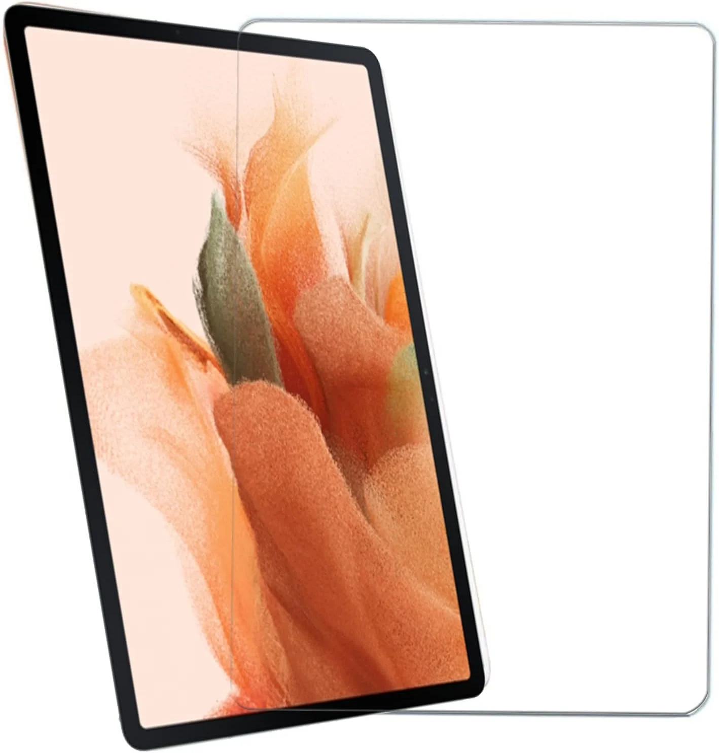 محافظ صفحه نمایش DN-Technology DN Galaxy Tab S7 FE، محافظ صفحه نمایش Samsung S7 FE، محافظ صفحه نمایش شیشه ای حرارت دیده ممتاز Galaxy Tab S7 FE 12.4 اینچی (-T736B/T730) برای Samsung Galaxy Tab S7 FE 12.4"