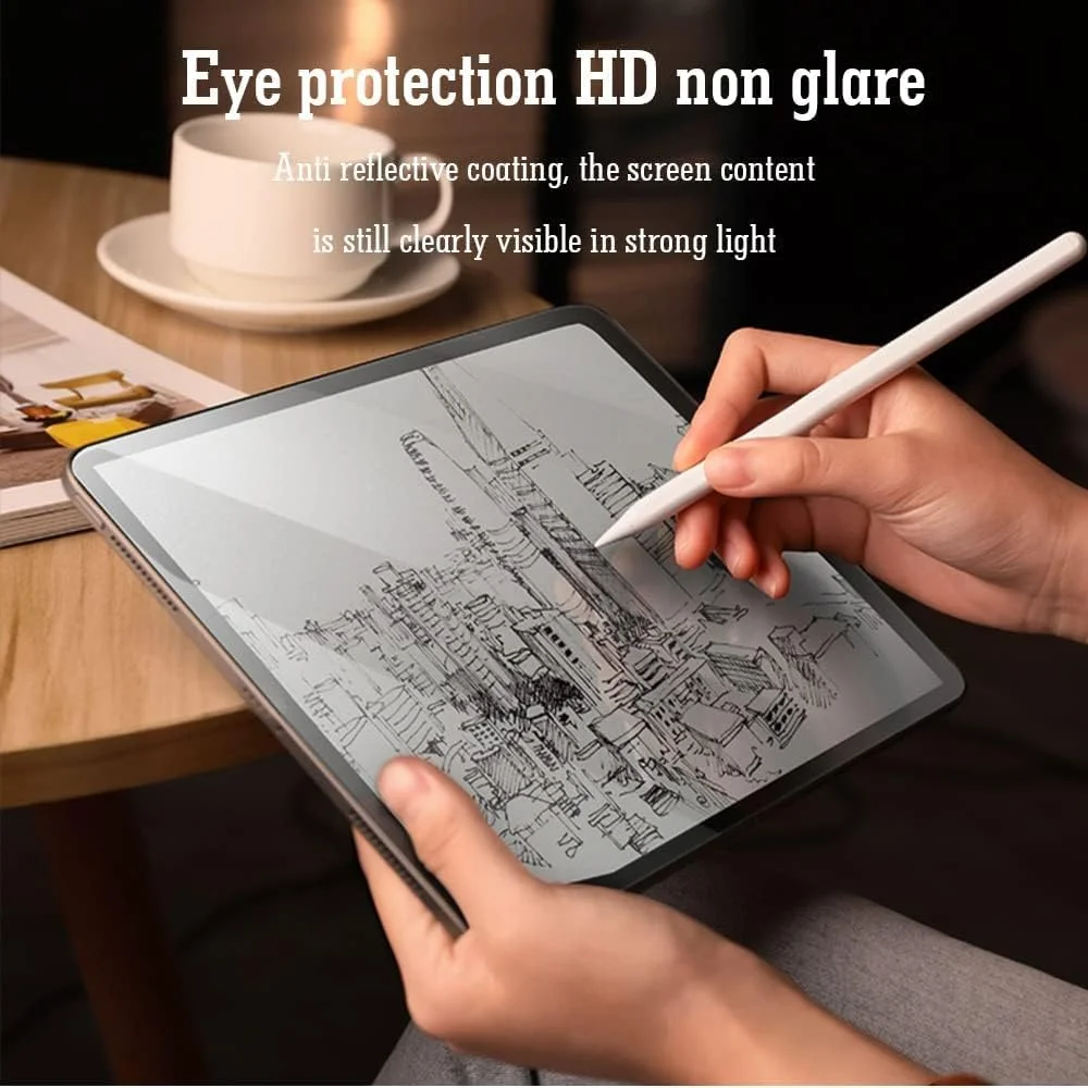 محافظ صفحه نمایش کاغذ مانند LITCHI برای تبلت سامسونگ گلکسی تب S6 لایت 10.4 اینچ 2022/2020، فیلم مات با بافت کاغذی ضد تابش نور برای SM-P610/P615/P613/P619، سازگار با طراحی قلم S