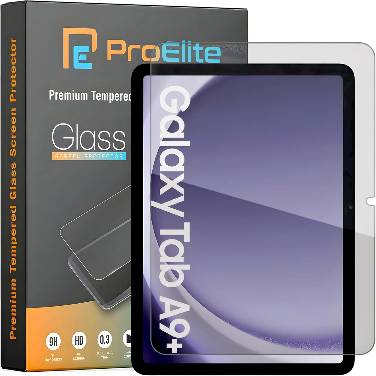 محافظ صفحه نمایش مات ProElite (تک عددی) برای تبلت سامسونگ گلکسی تب A9 پلاس 11 اینچ، محافظ صفحه نمایش شیشه ای حرارت دیده مات درجه یک برای سامسونگ گلکسی تب A9 پلاس 11 اینچ.