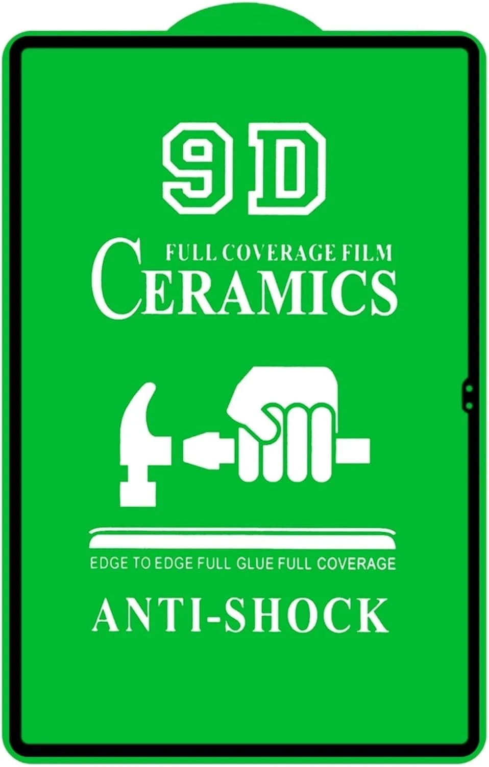 محافظ صفحه نمایش شیشه ای تمپرد SHIHUI برای سامسونگ گلکسی تب S8+، 25 عدد فیلم سرامیکی چسب کامل 9D (رنگ: رنگ 4)