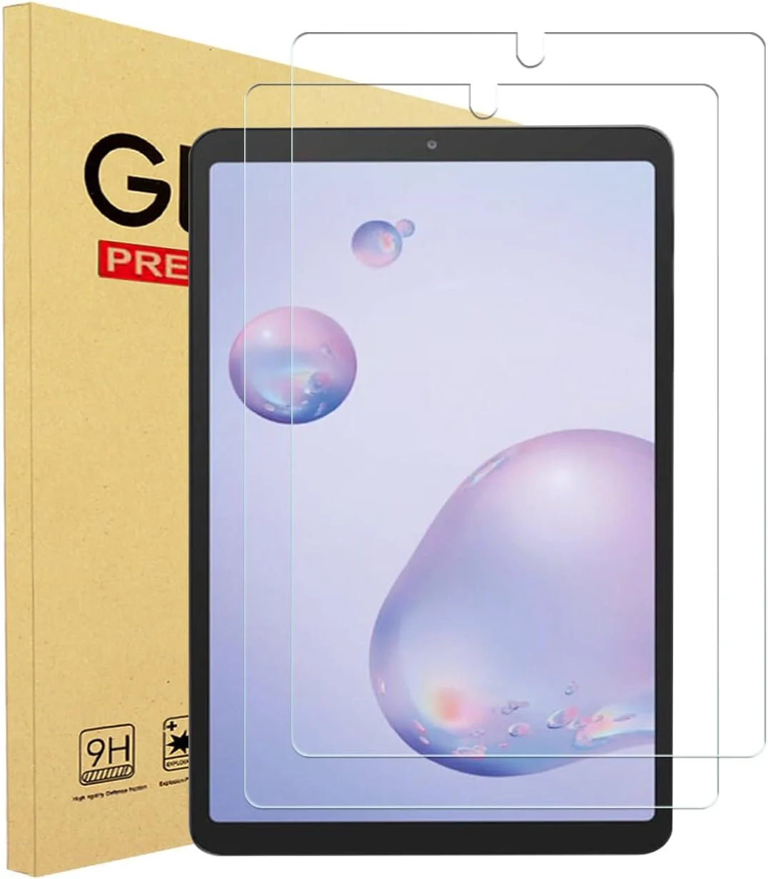 محافظ صفحه نمایش شیشه ای YINOVEEN سازگار با تبلت سامسونگ گلکسی تب A 8.4 اینچ (دو عدد)، محافظ صفحه نمایش شیشه حرارت دیده برای تبلت سامسونگ گلکسی تب A 8.4 اینچ 2020 (T307)