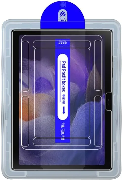 محافظ صفحه نمایش شیشه ای شفاف Kepuch سازگار با تبلت سامسونگ گلکسی تب A9 8.7 اینچ، همراه با ابزار تراز خودکار