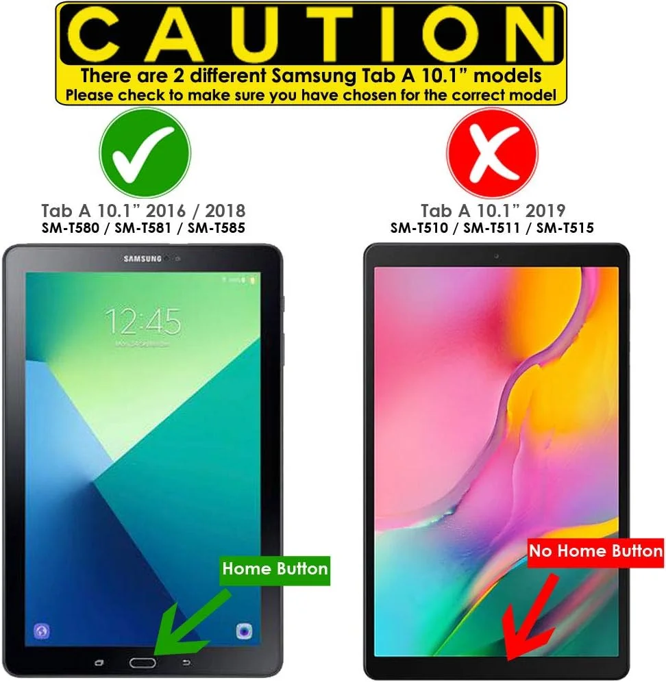 محافظ صفحه نمایش شیشه ای TECHGEAR GLASS Edition مناسب برای تبلت سامسونگ گلکسی تب A 10.1 اینچ 2018/2016 (سری T580) - پوشش محافظ صفحه نمایش شیشه ای حرارت دیده اصلی