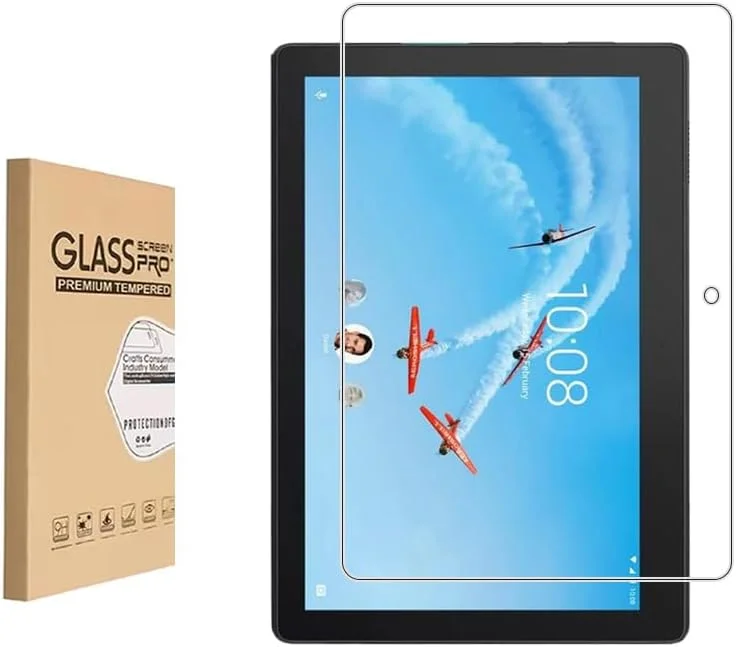 محافظ صفحه نمایش شیشه ای حرارت دیده Shunwige Samsung TAB 10.1 E10، فیلم حرارت دیده با وضوح بالا، سختی 9H، ضد خش، حساس به لمس، محافظت در برابر سقوط
