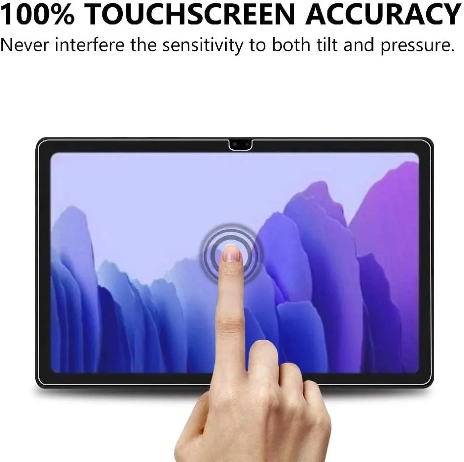 محافظ صفحه نمایش شیشه ای حرارت دیده شفاف 10.4 اینچی Trands برای Samsung Galaxy Tab A7