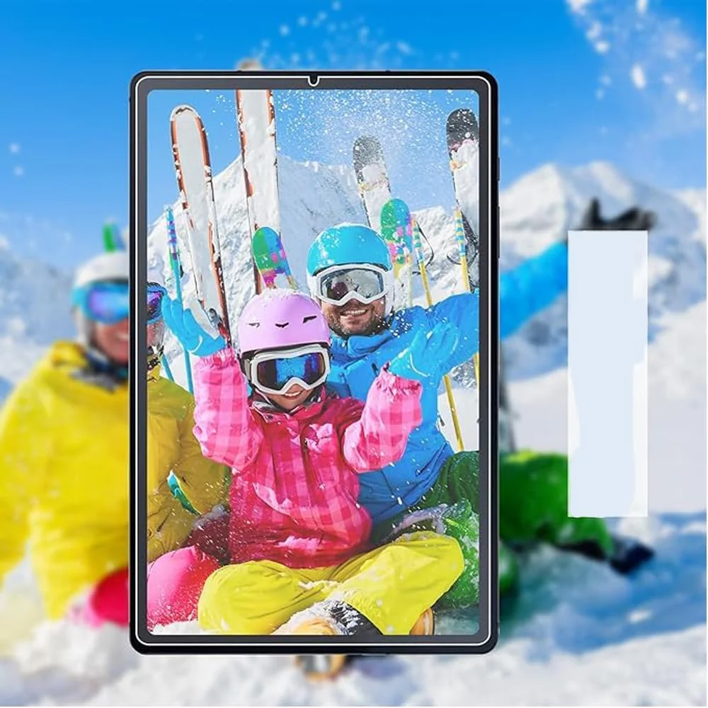 محافظ صفحه نمایش سامسونگ گلکسی تب S6 لایت: فیلم شیشه ای حرارت دیده با سختی 9H و لبه گرد 2.5D برای نمایشگر 10.4 اینچی (2 عددی)