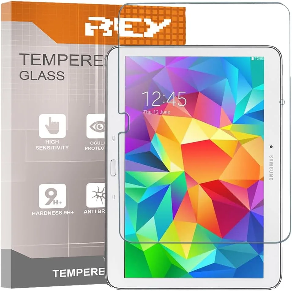محافظ صفحه نمایش REY برای Samsung Galaxy Tab 4 10.1، فیلم محافظ شیشه ای حرارت دیده محافظ صفحه نمایش REY برای Samsung Galaxy Tab 4 10.1، فیلم محافظ شیشه ای حرارت دیده