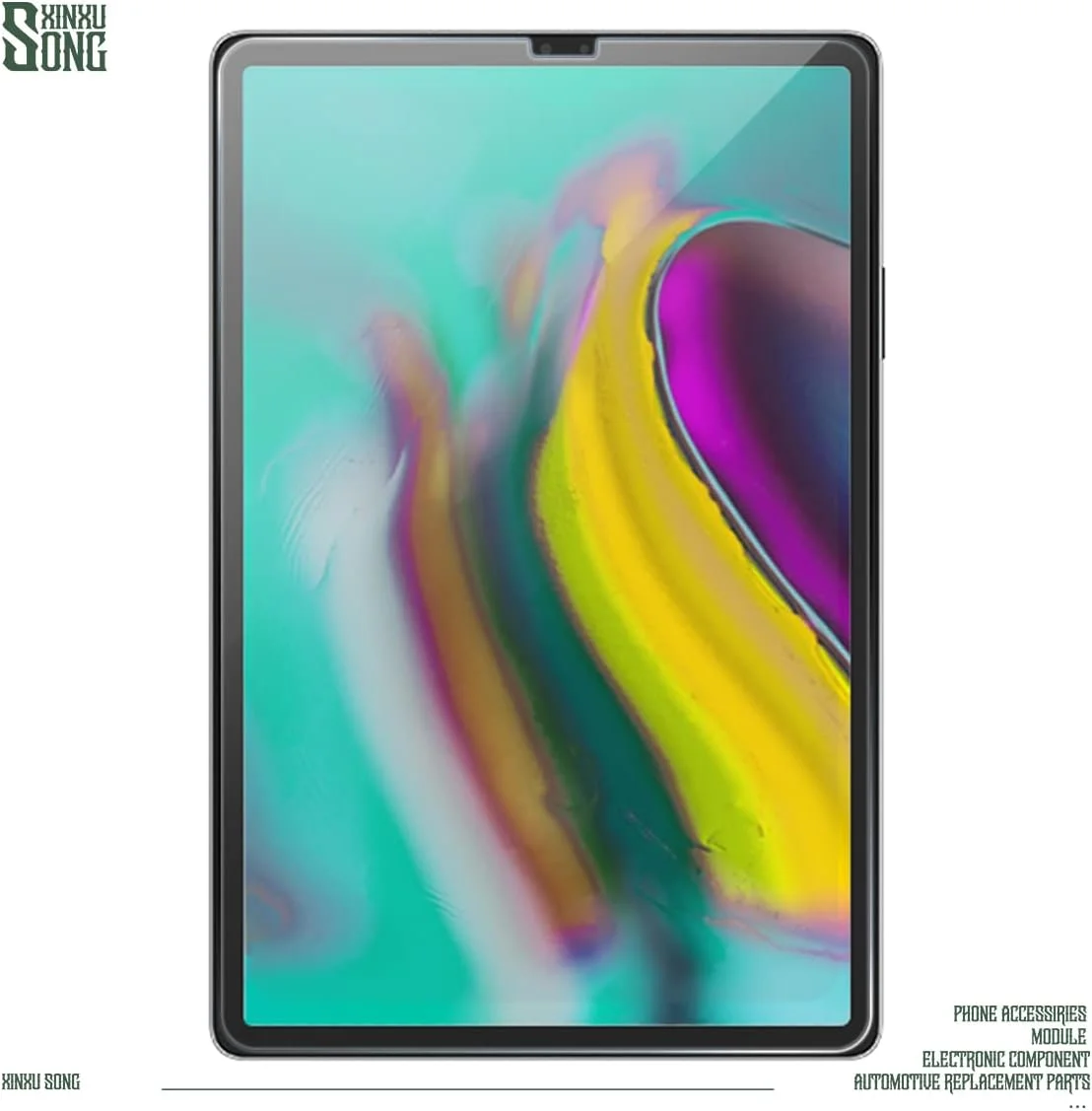 محافظ صفحه نمایش XINXUSONG جایگزین برای گلکسی تب S5e (بسته 3 عددی) فیلم محافظ شیشه ای حرارت دیده شفاف HD ضد خش فوق العاده نازک برای گلکسی تب S5e SM-T720 (Wi-Fi) SM-T725 (LTE) 10.5 اینچ