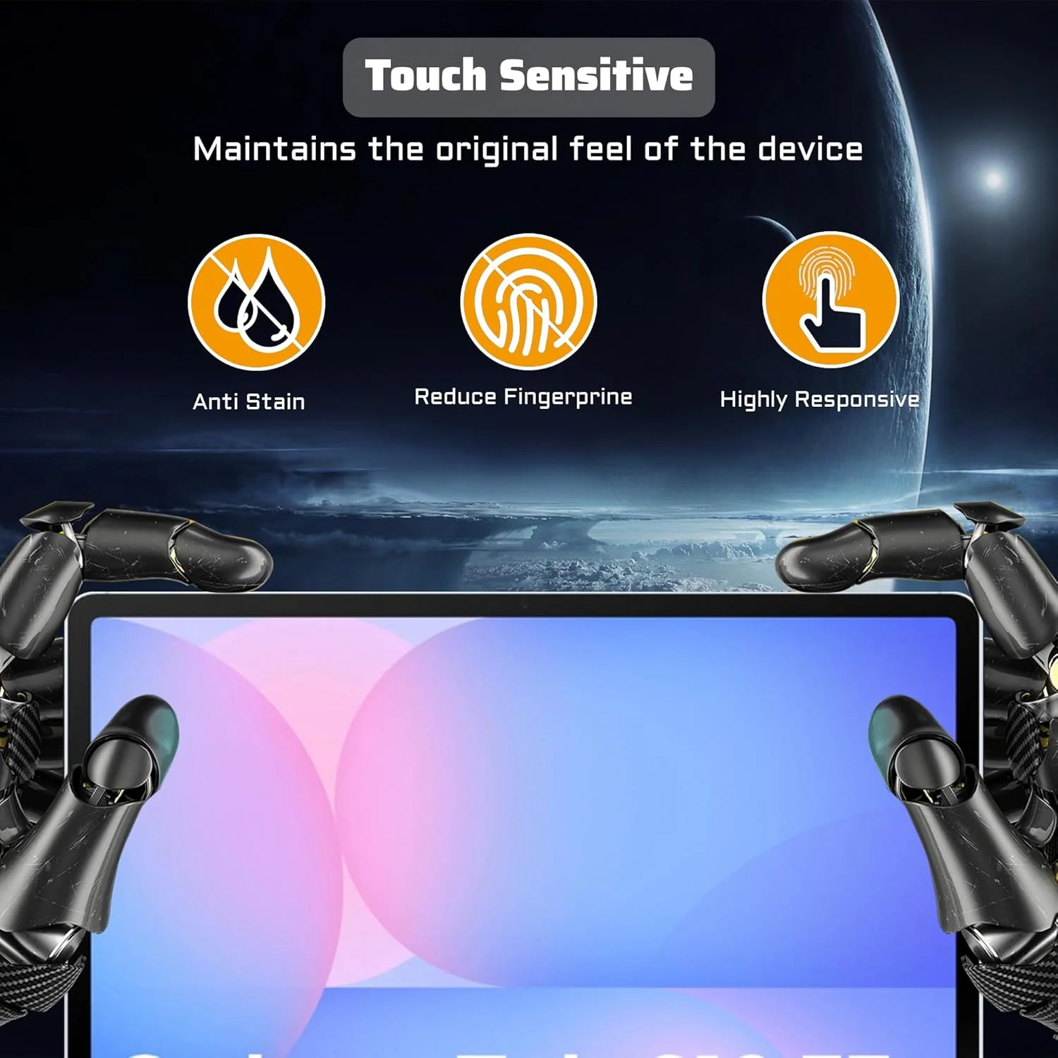 محافظ صفحه نمایش Lemxiee برای تبلت سامسونگ گلکسی تب S10 FE Plus سایز 13.1 اینچ، شیشه حرارت دیده [2+1 تکه] محافظ دوربین + فیلم محافظ صفحه نمایش HD با سختی 9H