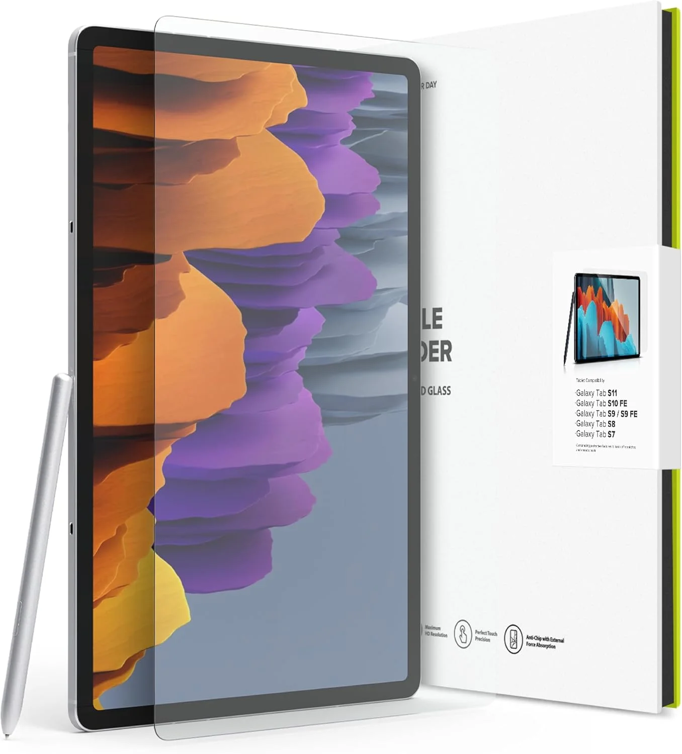 محافظ صفحه نمایش شیشه ای حرارت دیده Ringke برای Samsung Galaxy Tab S10 FE، S9، S9 FE، S8، S7 - محافظ شفاف نهایی با کیفیت HD و فناوری ضد خش محافظ صفحه نمایش شیشه ای حرارت دیده Ringke برای Samsung Galaxy Tab S10 FE، S9، S9 FE، S8، S7 - محافظ شفاف نهایی با کیفیت HD و فناوری ضد خش