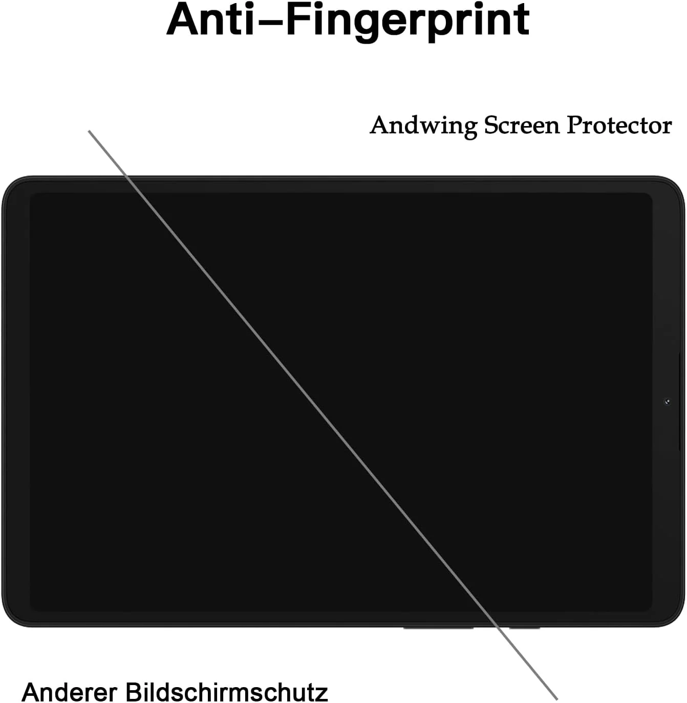 محافظ صفحه نمایش HGH برای تبلت سامسونگ گلکسی تب A9 پلاس / A9+ 11 اینچی، بسته 2 عددی فیلم شیشه ای حرارت دیده 9H، شامل قاب نصب