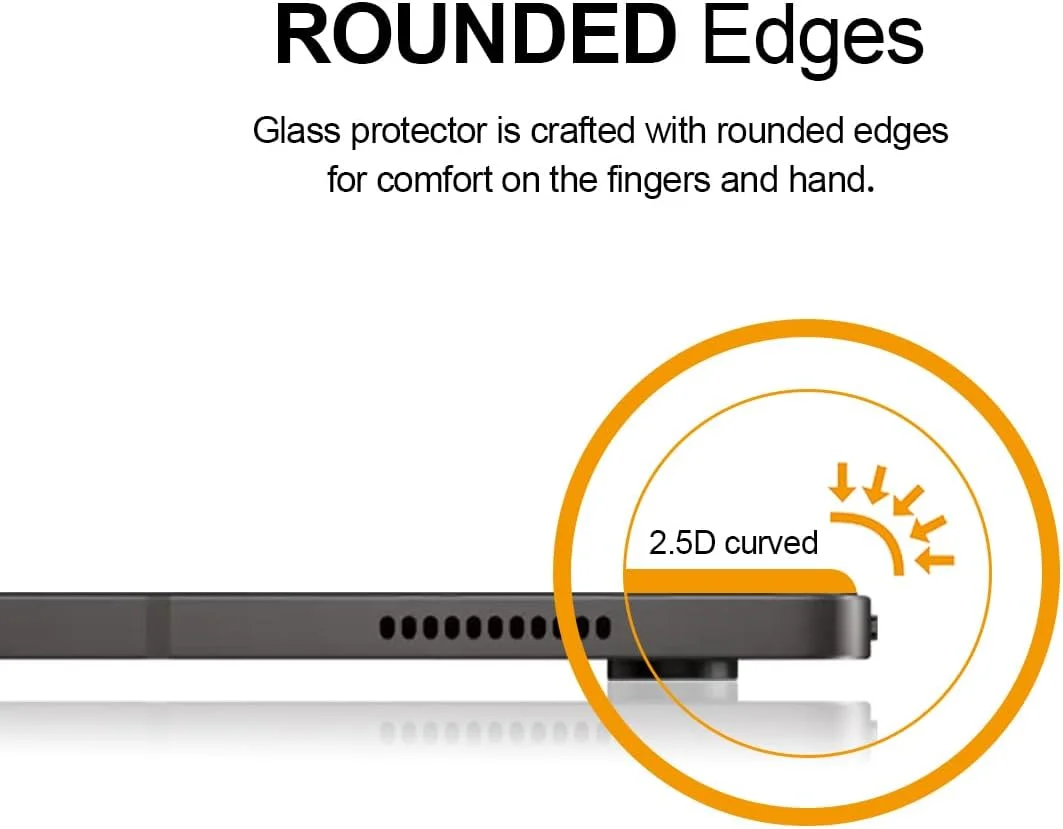 محافظ صفحه نمایش شیشه ای حرارت دیده Supershieldz، طراحی شده برای تبلت سامسونگ گلکسی تب S8 Ultra (14.6 اینچ)، ضد خش و بدون حباب