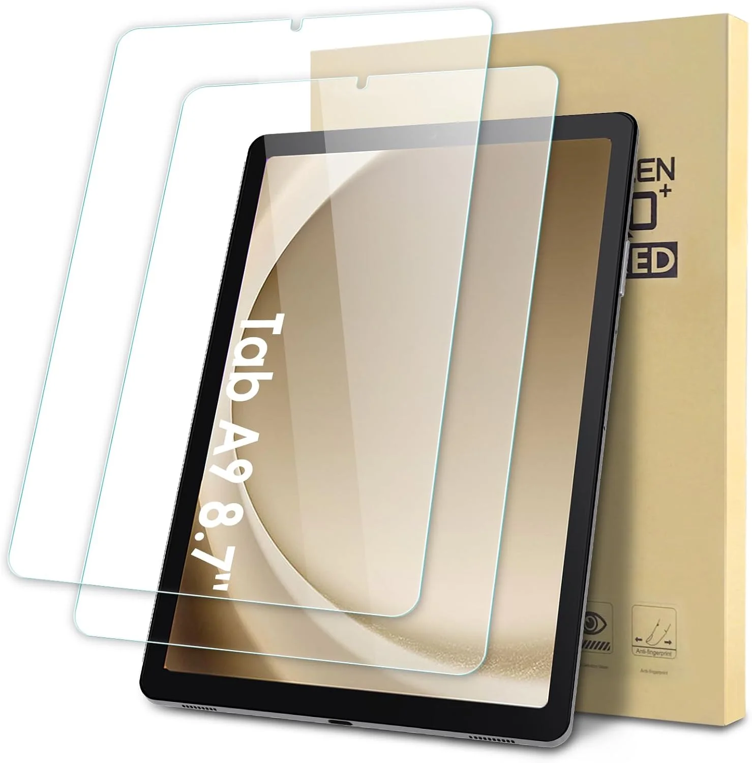 محافظ صفحه نمایش Suppeak سازگار با تبلت سامسونگ گلکسی تب A9 8.7 اینچ (مدل 2023)، فیلم شفاف شیشه ای حرارت دیده، ضد خش، سختی 9H، نصب آسان (SM-X110/ SM-X115)، بسته 2 عددی محافظ صفحه نمایش Suppeak سازگار با تبلت سامسونگ گلکسی تب A9 8.7 اینچ (مدل 2023)، فیلم شفاف شیشه ای حرارت دیده، ضد خش، سختی 9H، نصب آسان (SM-X110/ SM-X115)، بسته 2 عددی