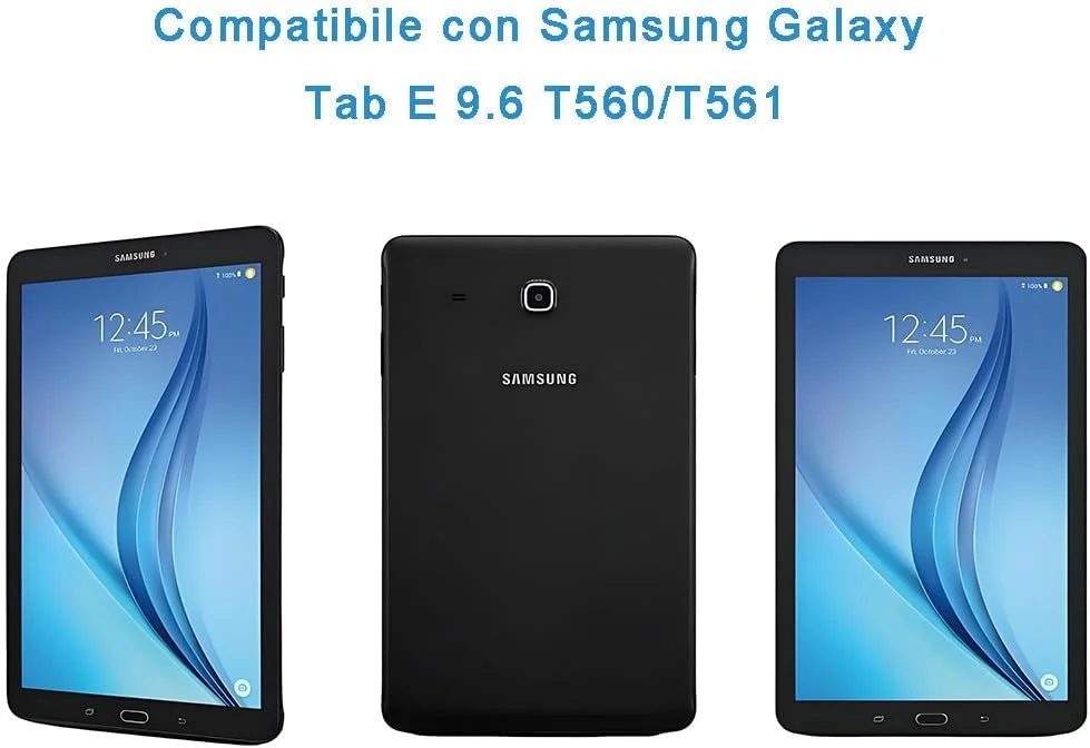 محافظ صفحه نمایش شیشه ای حرارت دیده سامسونگ گلکسی تب E 9.6 SM-T560 / T561، سختی 9H، ضد خش، سازگار با قاب، بدون حباب (2 عدد) محافظ صفحه نمایش شیشه ای حرارت دیده سامسونگ گلکسی تب E 9.6 SM-T560 / T561، سختی 9H، ضد خش، سازگار با قاب، بدون حباب (2 عدد)