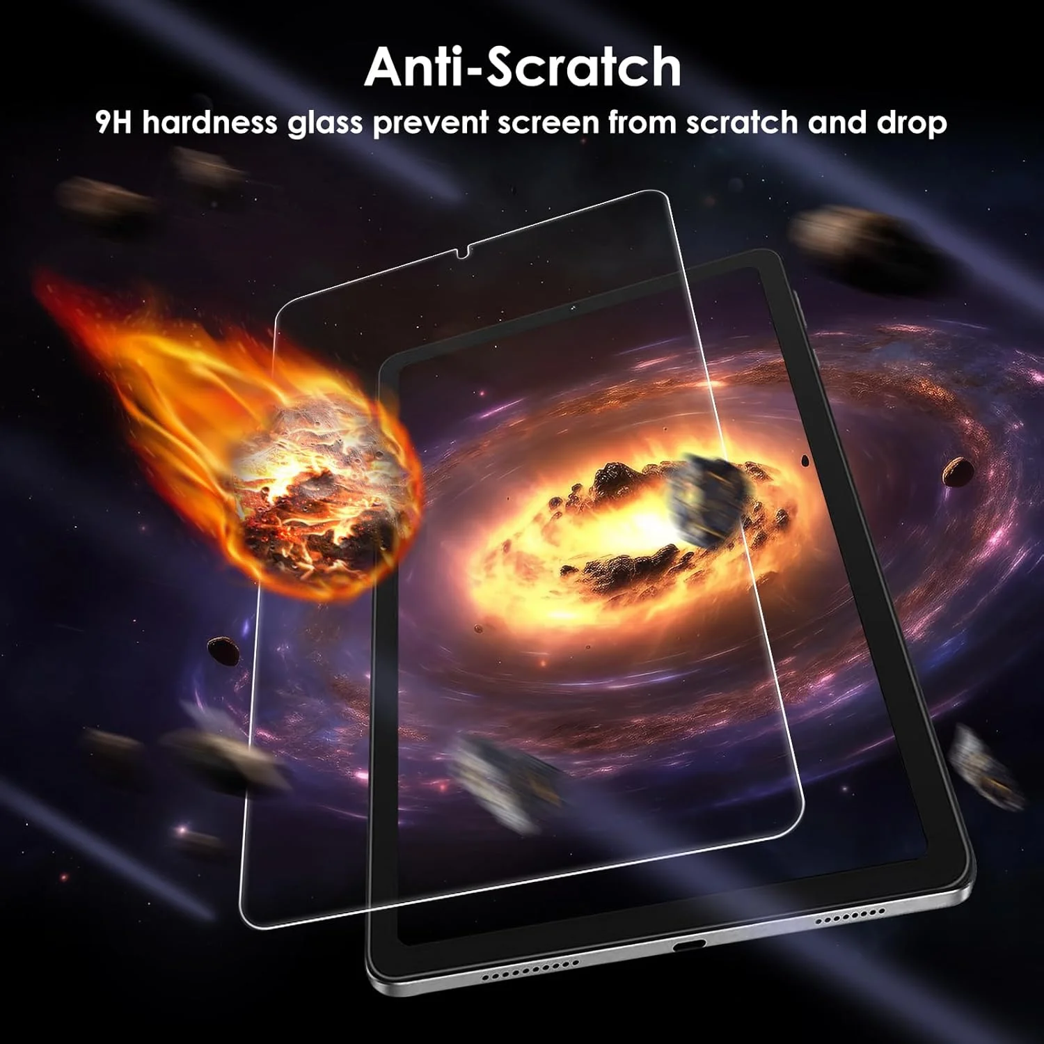 محافظ صفحه نمایش Suppeak سازگار با تبلت سامسونگ گلکسی تب A9 8.7 اینچ (مدل 2023)، فیلم شفاف شیشه ای حرارت دیده، ضد خش، سختی 9H، نصب آسان (SM-X110/ SM-X115)، بسته 2 عددی محافظ صفحه نمایش Suppeak سازگار با تبلت سامسونگ گلکسی تب A9 8.7 اینچ (مدل 2023)، فیلم شفاف شیشه ای حرارت دیده، ضد خش، سختی 9H، نصب آسان (SM-X110/ SM-X115)، بسته 2 عددی