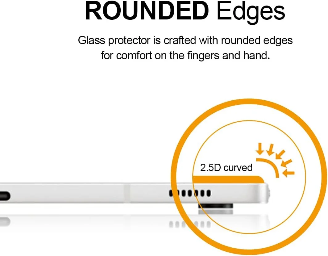 محافظ صفحه نمایش (2 عددی) Supershieldz برای تبلت سامسونگ گلکسی تب S7 (11 اینچ)، (شیشه حرارت دیده) ضد خش، بدون حباب