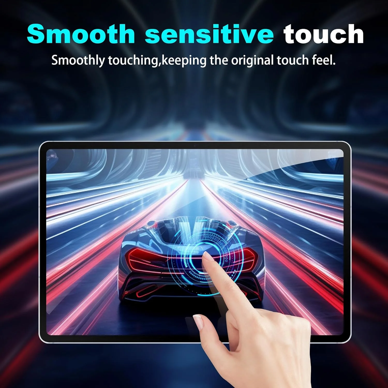 محافظ صفحه نمایش Fhyeugfy [بسته 3 عددی] طراحی شده برای تبلت سامسونگ گلکسی تب S10 FE+، فیلم شیشه ای حرارت دیده، HD شفاف، ضد خش، بدون حباب