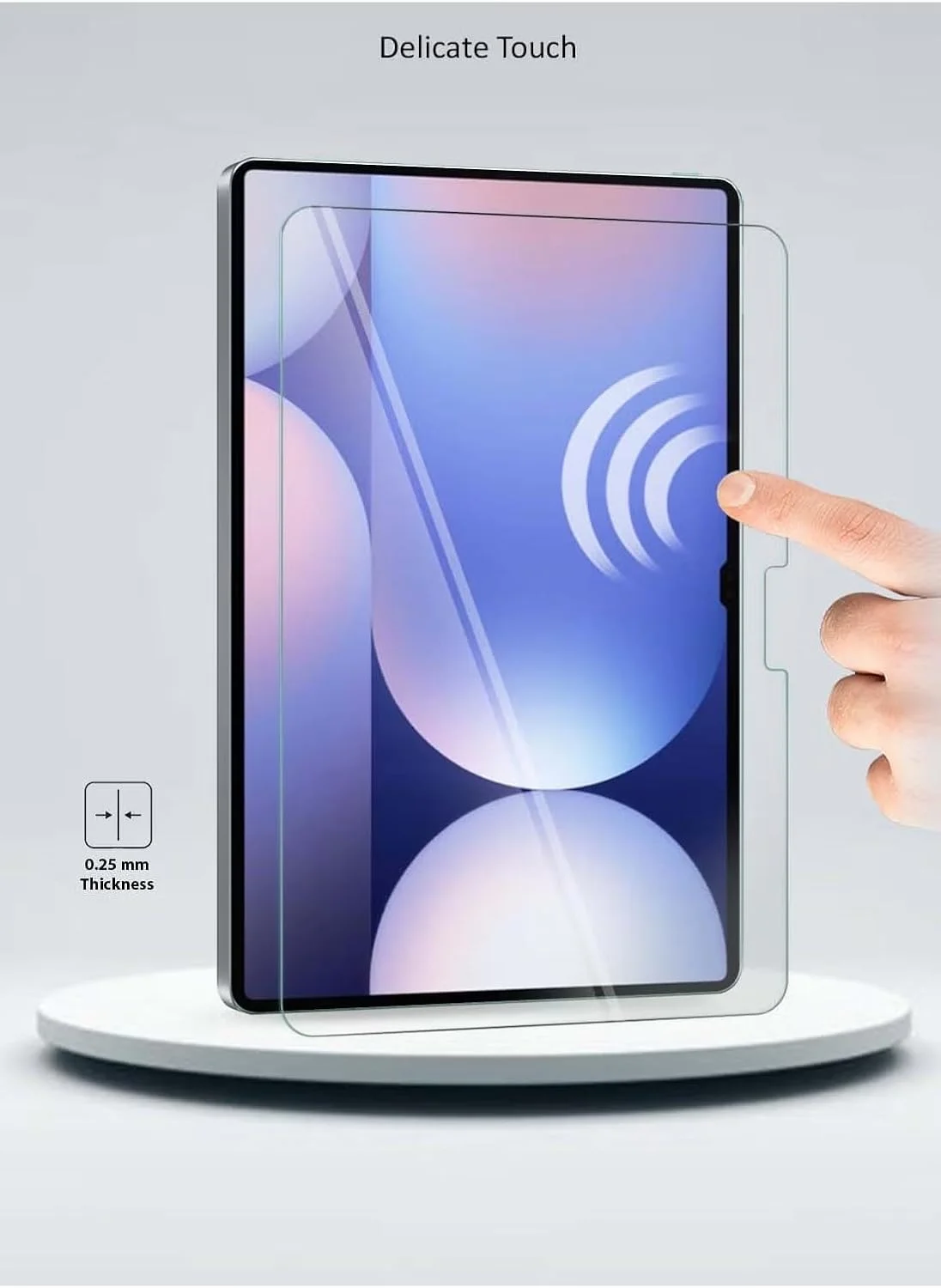 محافظ صفحه نمایش Selling United برای تبلت سامسونگ گلکسی تب S10 پلاس 2024 / تب S9 پلاس / تب S9 FE پلاس 2023 12.4 اینچی، با نصب آسان، فیلم شیشه ای حرارت دیده، شفافیت HD، بسته 2 عددی