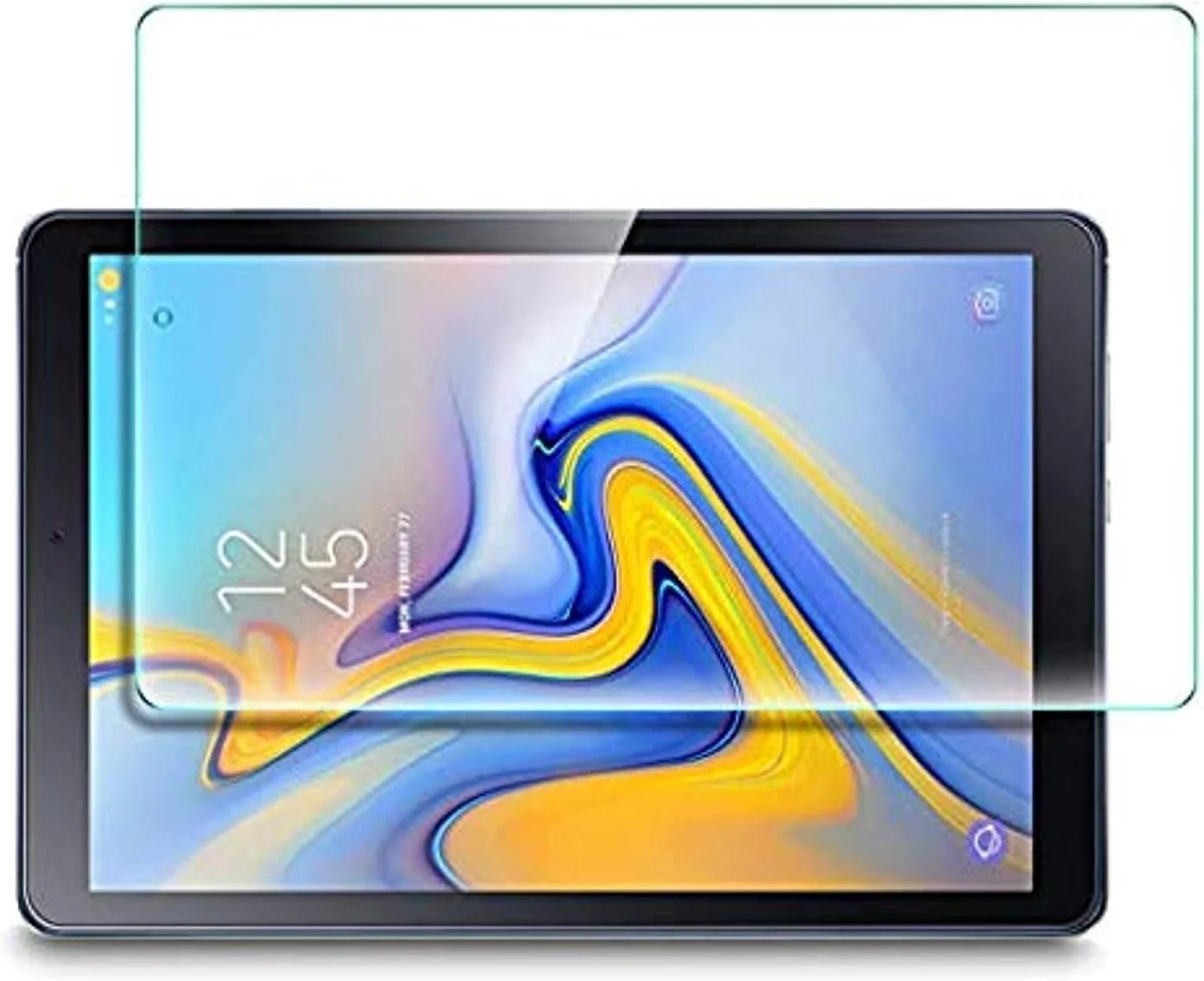 محافظ صفحه نمایش Eltd برای تبلت سامسونگ Tab 8.0 2019 T290/T295/T297، نصب آسان، بدون حباب، ضد خش، محافظ شیشه ای حرارت دیده با پوشش کامل T290/T295/T297