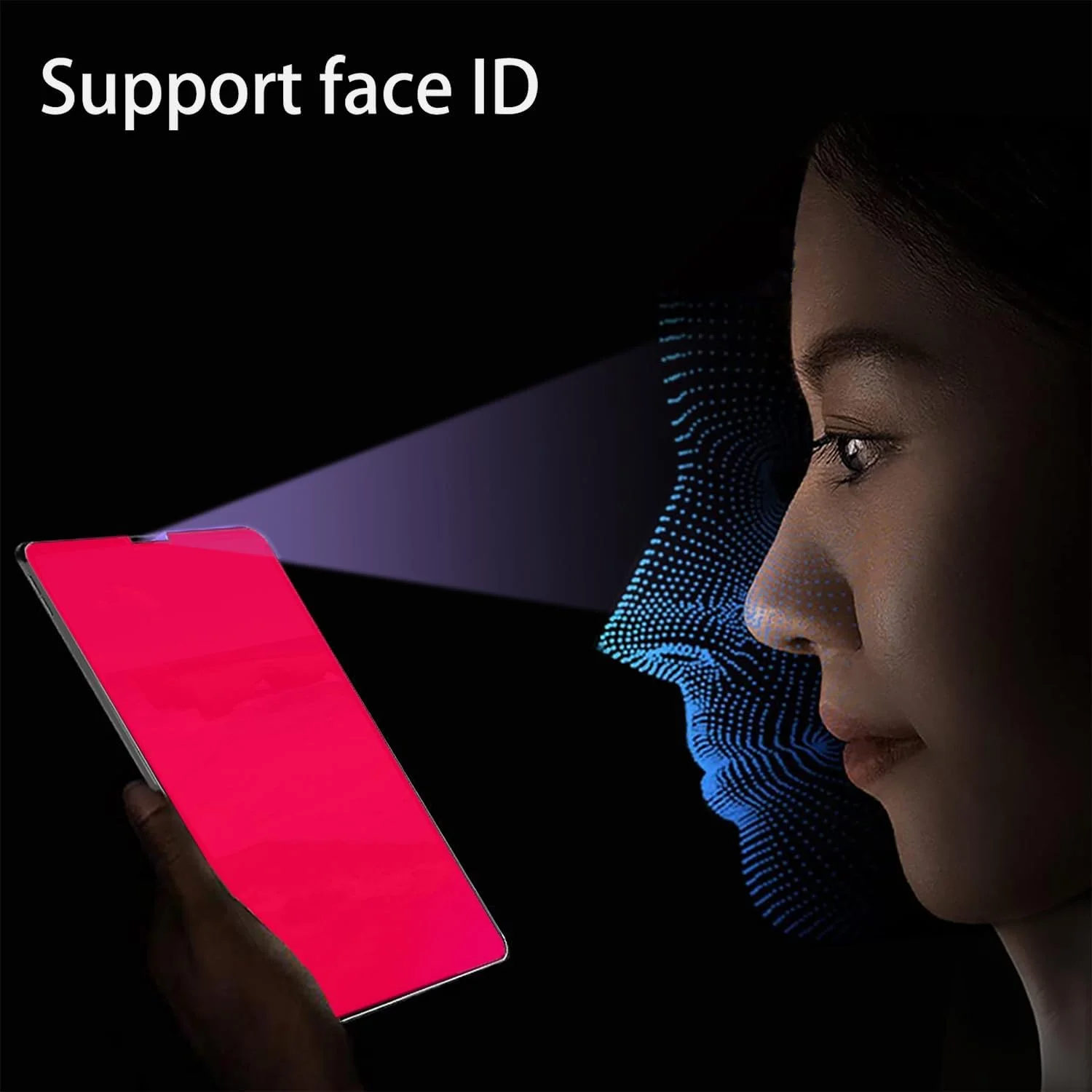 محافظ صفحه نمایش مات حریم خصوصی BWEDXEZ با فیلتر نور آبی برای تبلت سامسونگ گلکسی تب S10 Ultra/ S9 Ultra/ S8 Ultra، ضد تابش نور، فیلم نرم ضد جاسوسی 14.6 اینچ رنگی