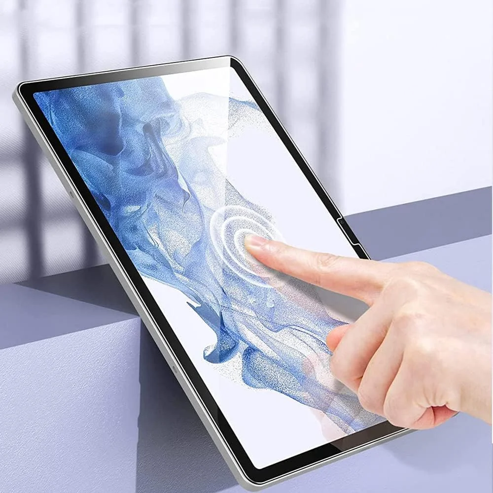 محافظ صفحه نمایش OIATROE [بسته 2 عددی] برای تبلت سامسونگ گلکسی تب S8 اینچ 11، محافظ صفحه نمایش شیشه ای حرارت دیده ممتاز فوق العاده باریک HD 2.5D - شفاف