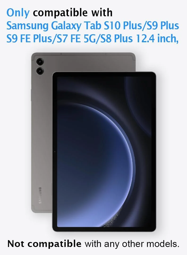 محافظ صفحه نمایش شیشه ای 3 عددی برای تبلت سامسونگ گلکسی تب S10 پلاس/S9 پلاس/S9 FE پلاس/S7 FE 5G/S8 پلاس 12.4 اینچ، شیشه حرارت دیده 9H، نصب آسان بدون حباب و ضد خش - شفاف محافظ صفحه نمایش شیشه ای 3 عددی برای تبلت سامسونگ گلکسی تب S10 پلاس/S9 پلاس/S9 FE پلاس/S7 FE 5G/S8 پلاس 12.4 اینچ، شیشه حرارت دیده 9H، نصب آسان بدون حباب و ضد خش - شفاف