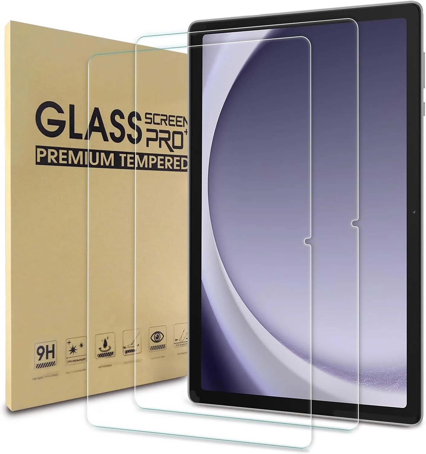 محافظ صفحه نمایش WD&CD بسته 2 عددی سازگار با تبلت سامسونگ گلکسی تب A9 پلاس 11 اینچ، محافظ صفحه شیشه ای حرارت دیده 2.5D، سختی 9H، ضد خش، بدون حباب محافظ صفحه نمایش WD&CD بسته 2 عددی سازگار با تبلت سامسونگ گلکسی تب A9 پلاس 11 اینچ، محافظ صفحه شیشه ای حرارت دیده 2.5D، سختی 9H، ضد خش، بدون حباب