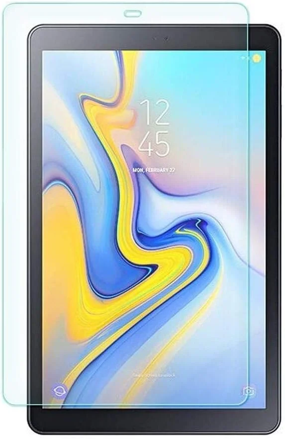 محافظ صفحه نمایش شیشه ای حرارت دیده تبلت سامسونگ گلکسی تب A 10.5 (SM-T590/T595)، ضد خش، ضد اثر انگشت، مخصوص گلکسی تب A 10.5