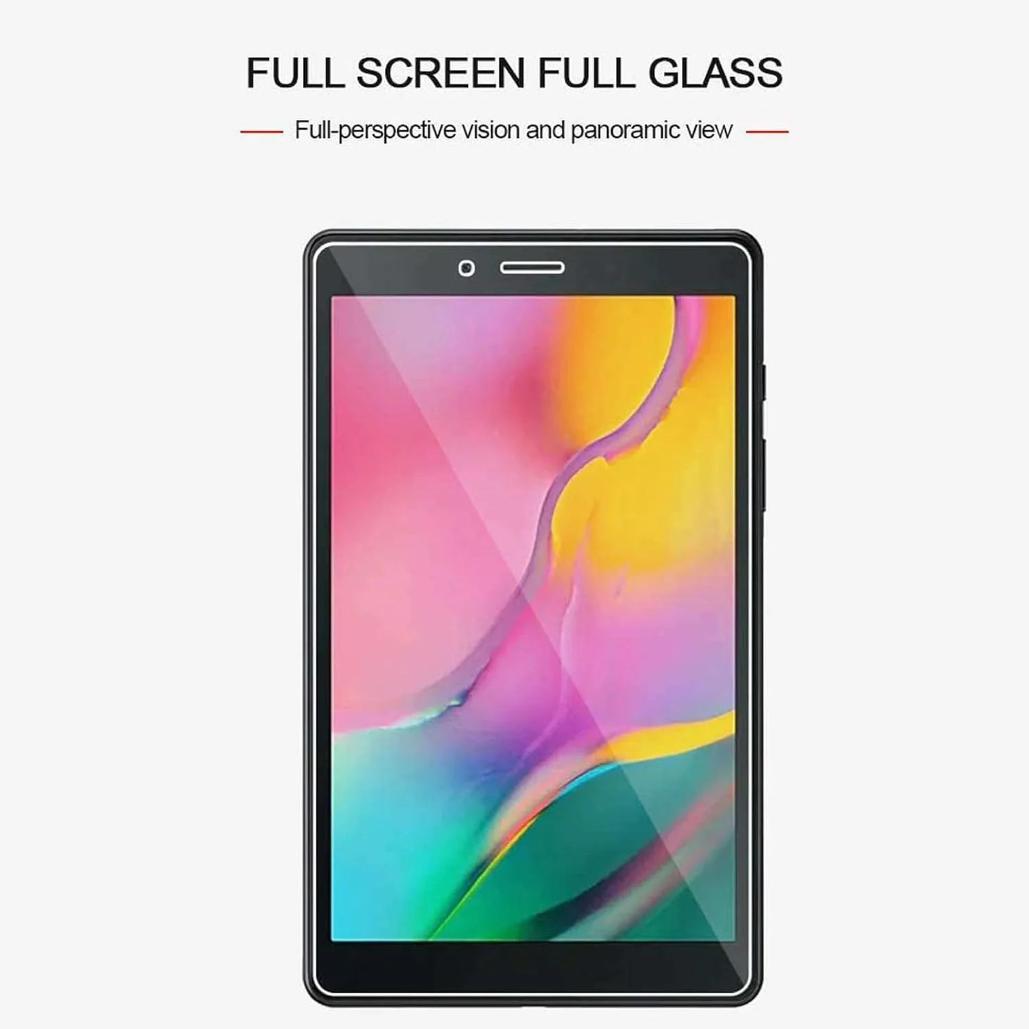محافظ صفحه نمایش شیشه ای حرارت دیده PROTech (بسته 2 عددی) برای تبلت سامسونگ گلکسی تب A 8.0 2019 مدل SM-T290/T295 [سختی 9H] [فوق العاده شفاف] [ضد خش] [بدون حباب]