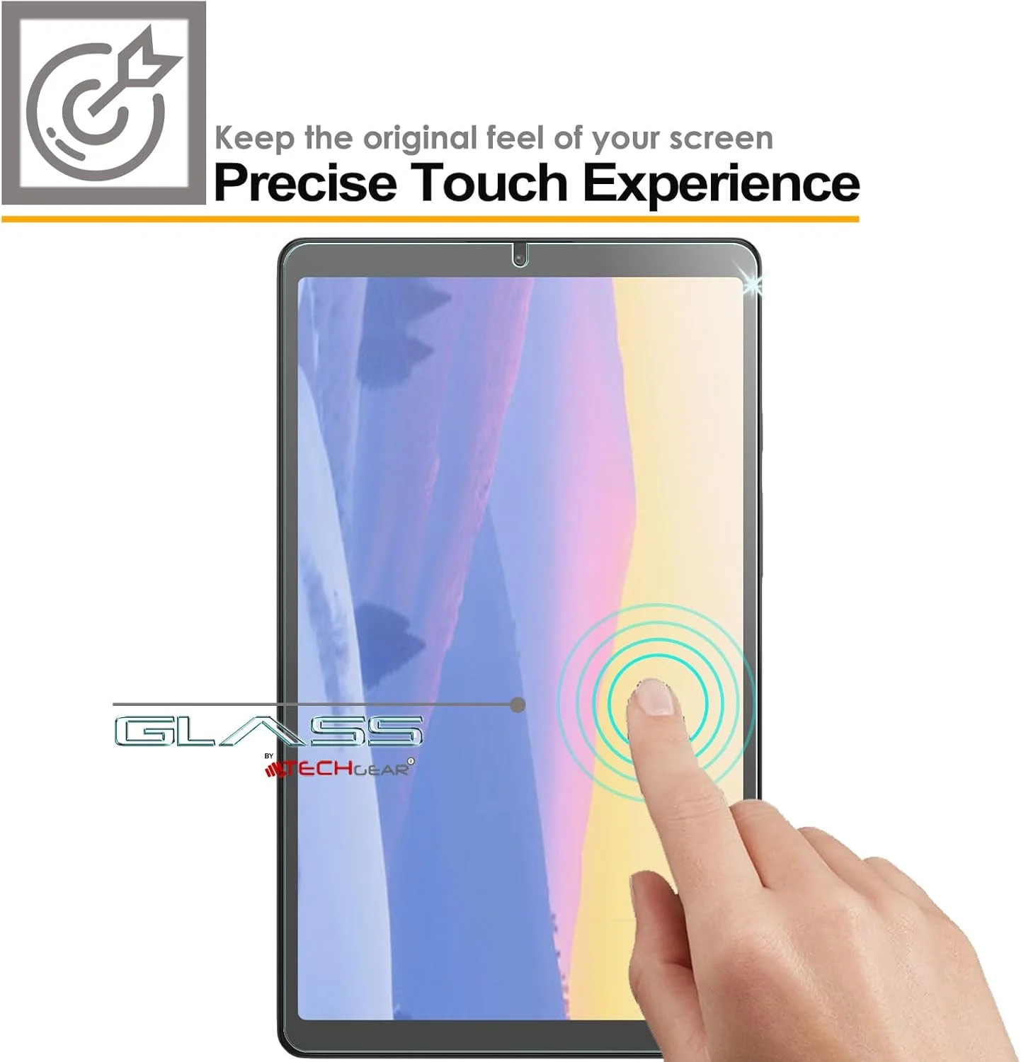 محافظ صفحه نمایش شیشه ای حرارت دیده TECHGEAR برای تبلت سامسونگ گلکسی تب A9 با صفحه نمایش 8.7 اینچ مدل SM-X110 / SM-X115، سختی 9H، وضوح HD، پاسخگو و بدون حباب محافظ صفحه نمایش شیشه ای حرارت دیده TECHGEAR برای تبلت سامسونگ گلکسی تب A9 با صفحه نمایش 8.7 اینچ مدل SM-X110 / SM-X115، سختی 9H، وضوح HD، پاسخگو و بدون حباب