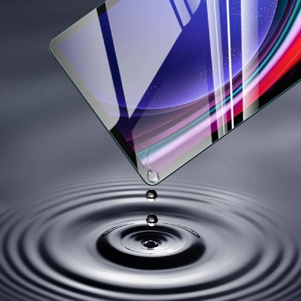 محافظ صفحه نمایش شیشه ای حرارت دیده برای تبلت سامسونگ گلکسی تب S9 2023، محافظ صفحه نمایش با سختی 9H و مقاوم در برابر خراش، فیلم شیشه ای حرارت دیده برای سامسونگ گلکسی تب S9