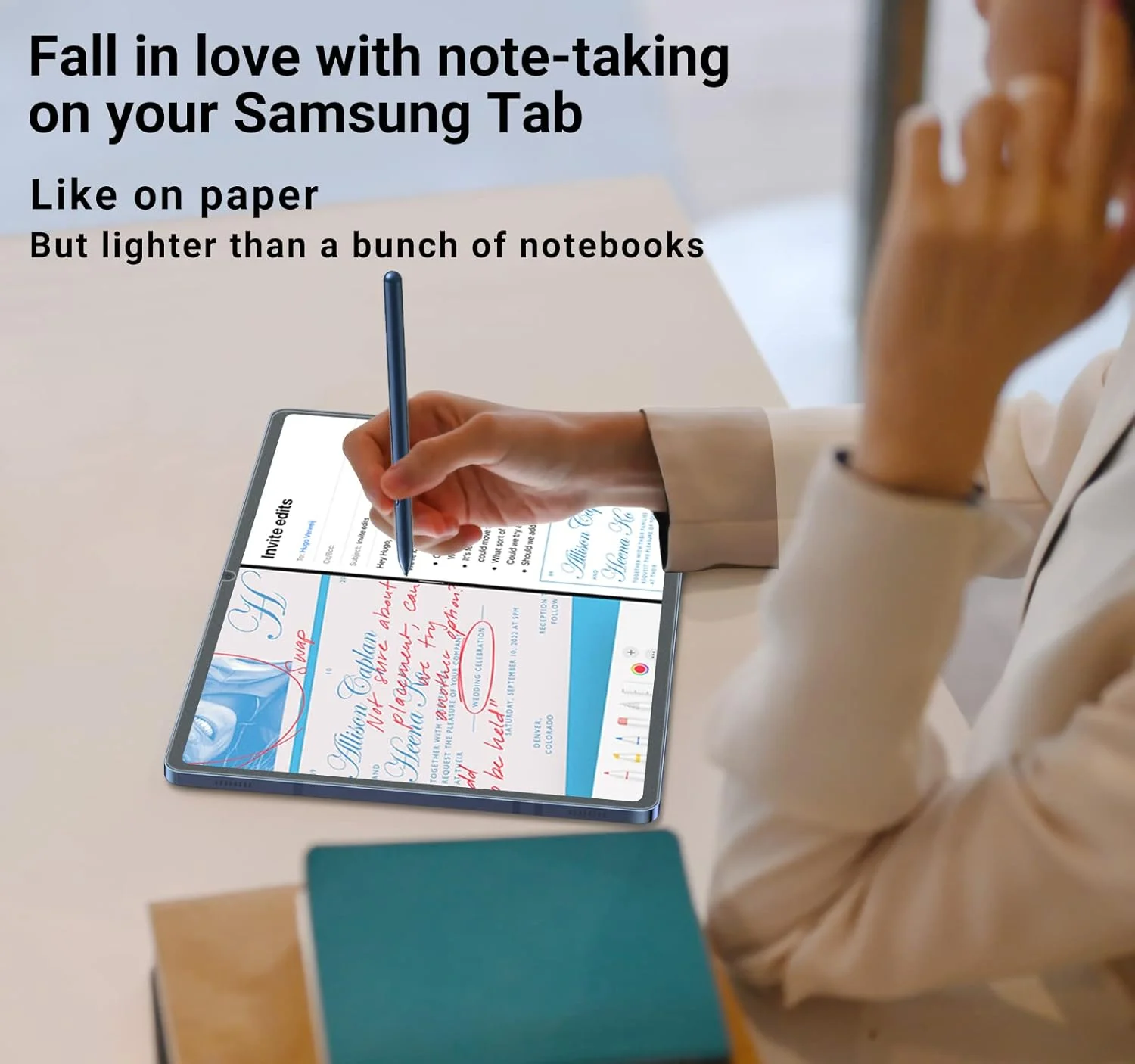 محافظ صفحه نمایش PYS Tab S6، محافظ صفحه نمایش کاغذی برای تبلت سامسونگ گلکسی تب S6/Tab S5e 10.5 اینچی، سازگار با قلم S Pen / حس نوشتن روی کاغذ