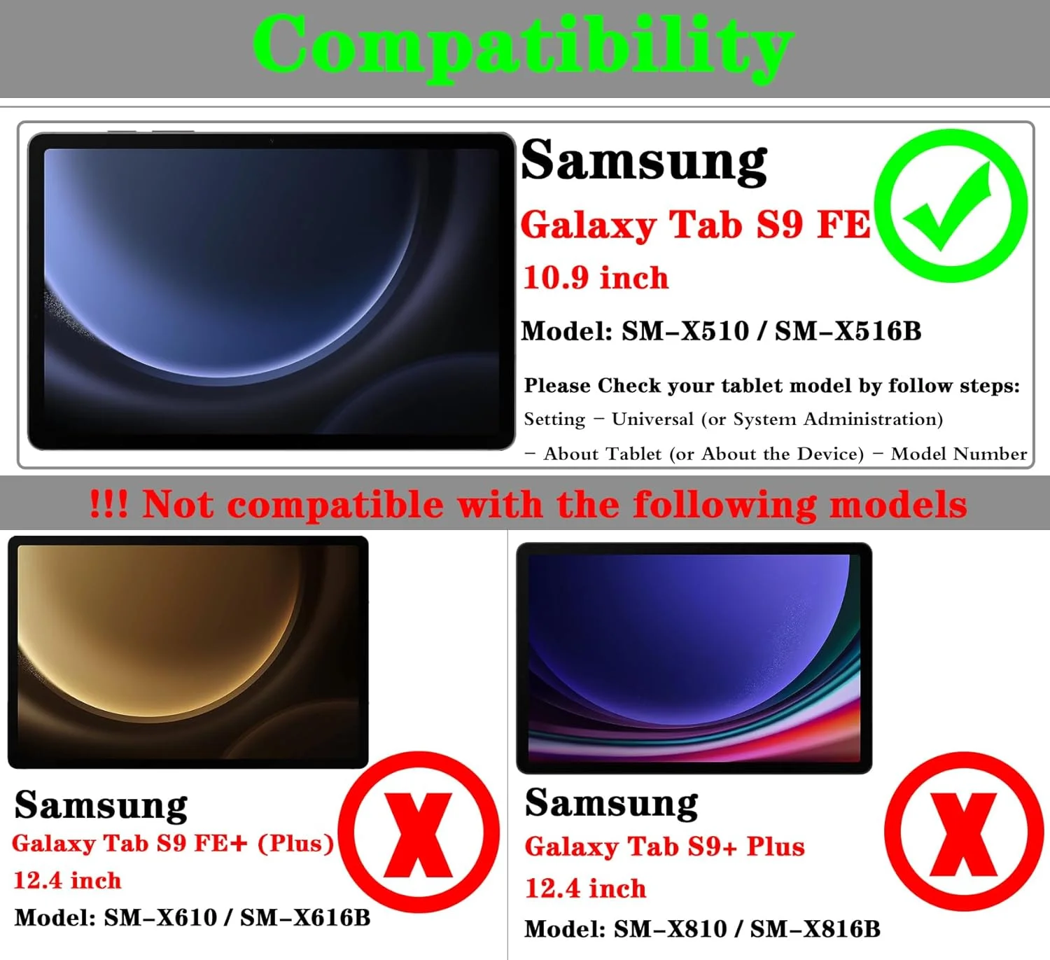 محافظ صفحه نمایش 3 عددی GOZOPO برای تبلت سامسونگ گلکسی تب S9 FE با صفحه نمایش 10.9 اینچی، سختی 9H، ضد خش، فیلم شیشه ای حرارت دیده شفاف HD