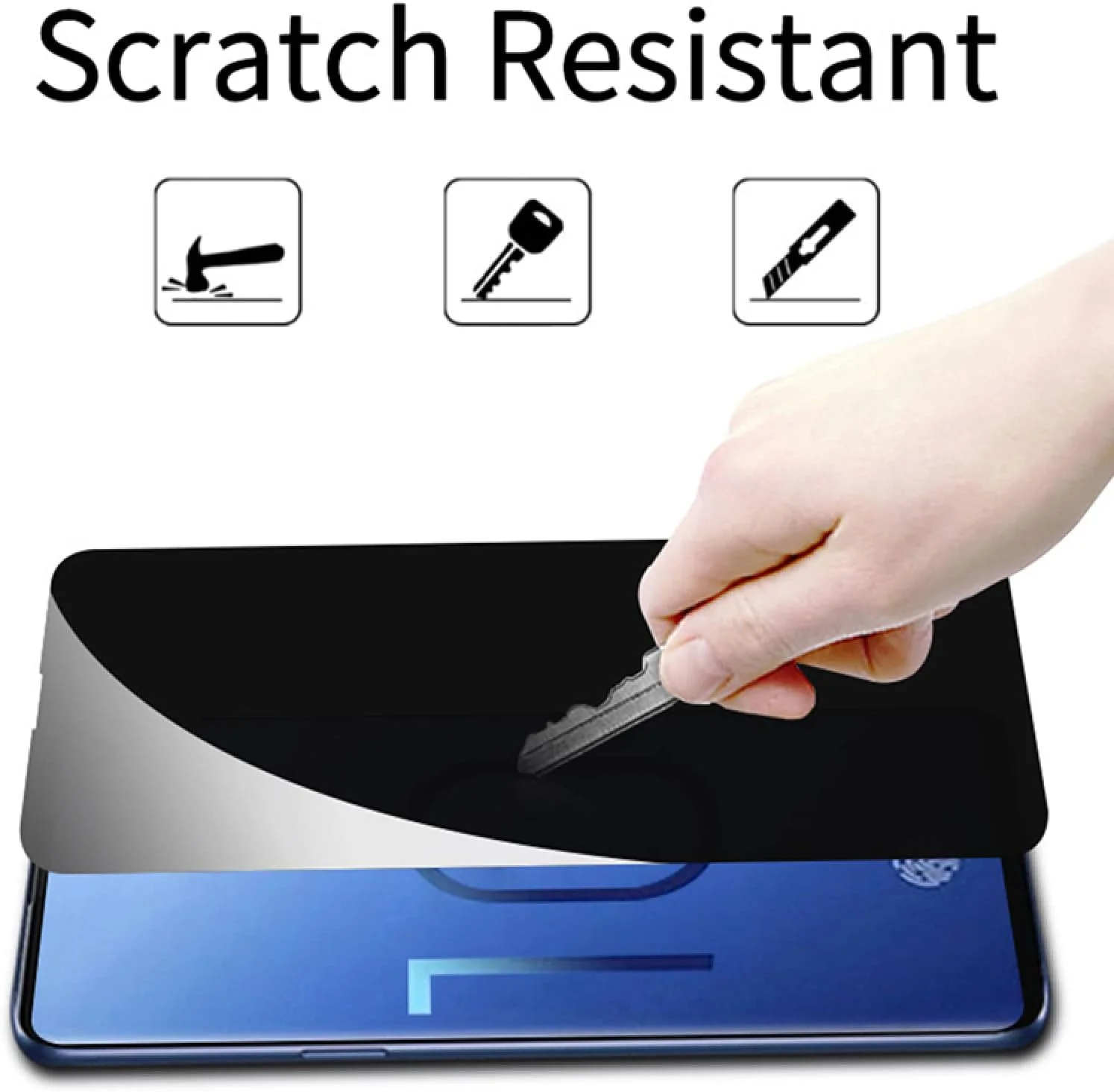 بسته 3 عددی محافظ صفحه نمایش حریم خصوصی شیشه ای حرارت دیده ضد دید دزدکی برای گوشی های سامسونگ S10 5G S10 Plus S8 S9 Plus Note 10 Pro 8 9