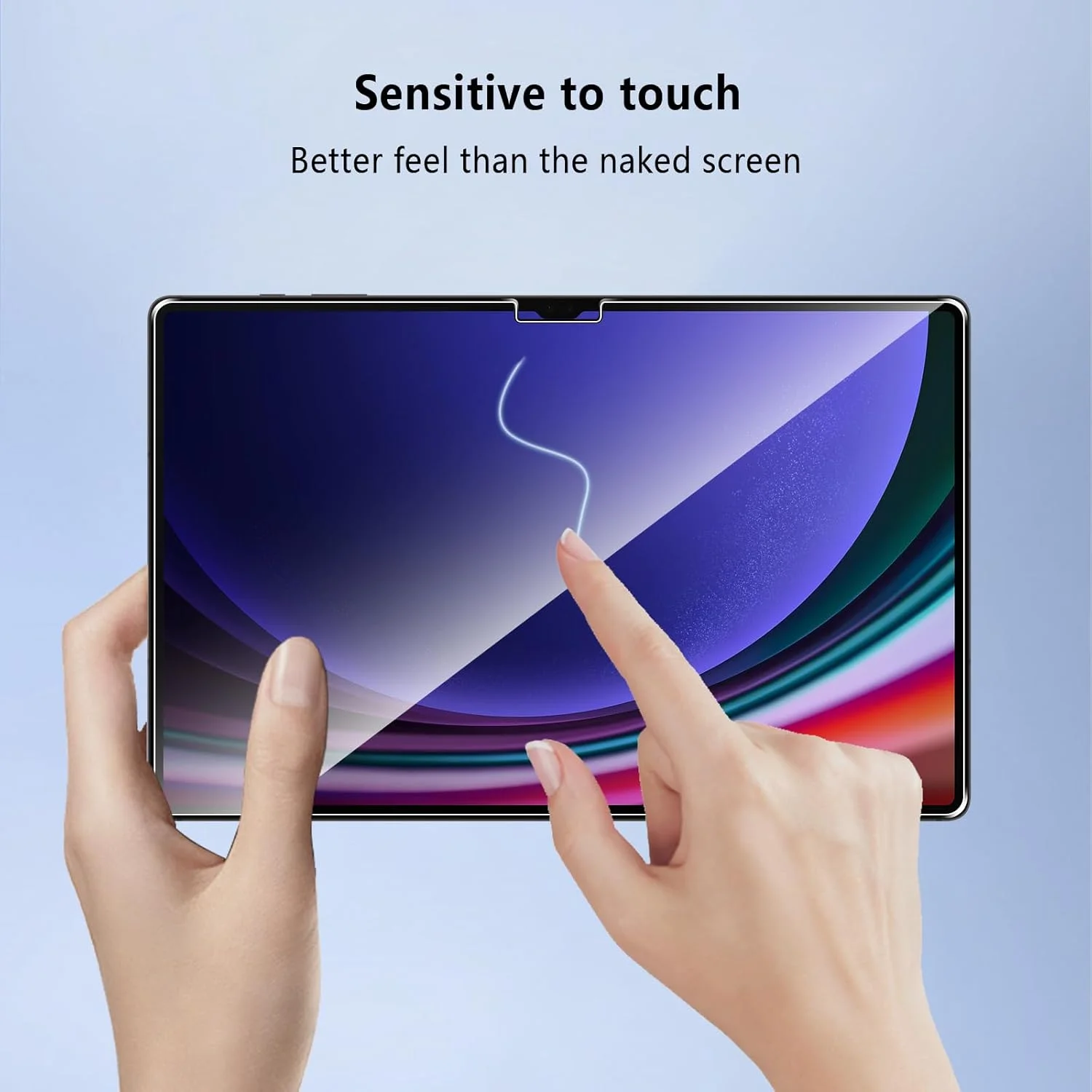 محافظ صفحه نمایش پولاچی برای سامسونگ تب S10 Ultra [بسته 2 عددی] فیلم شیشه ای حرارت دیده برای سامسونگ تب S10 Ultra، فیلم محافظ سختی 9H، ضد شکستگی، ضد اثر انگشت، بدون حباب