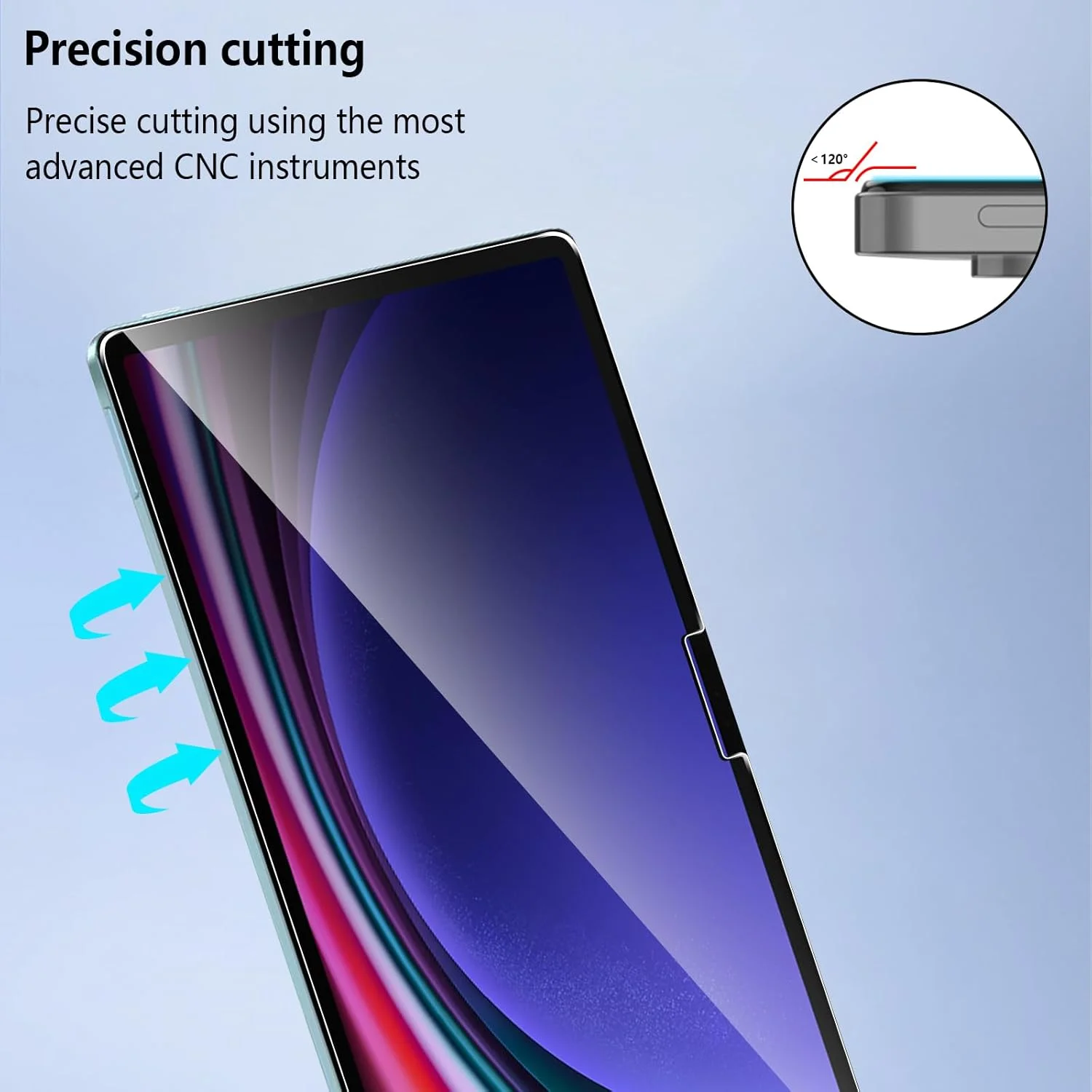 محافظ صفحه نمایش شیشه ای حرارت دیده پولاچی [2 عدد] برای سامسونگ گلکسی تب S10 پلاس، سختی 9H ضد خش، ضد اثر انگشت، بدون حباب، محافظ صفحه نمایش برای سامسونگ گلکسی تب S10 پلاس